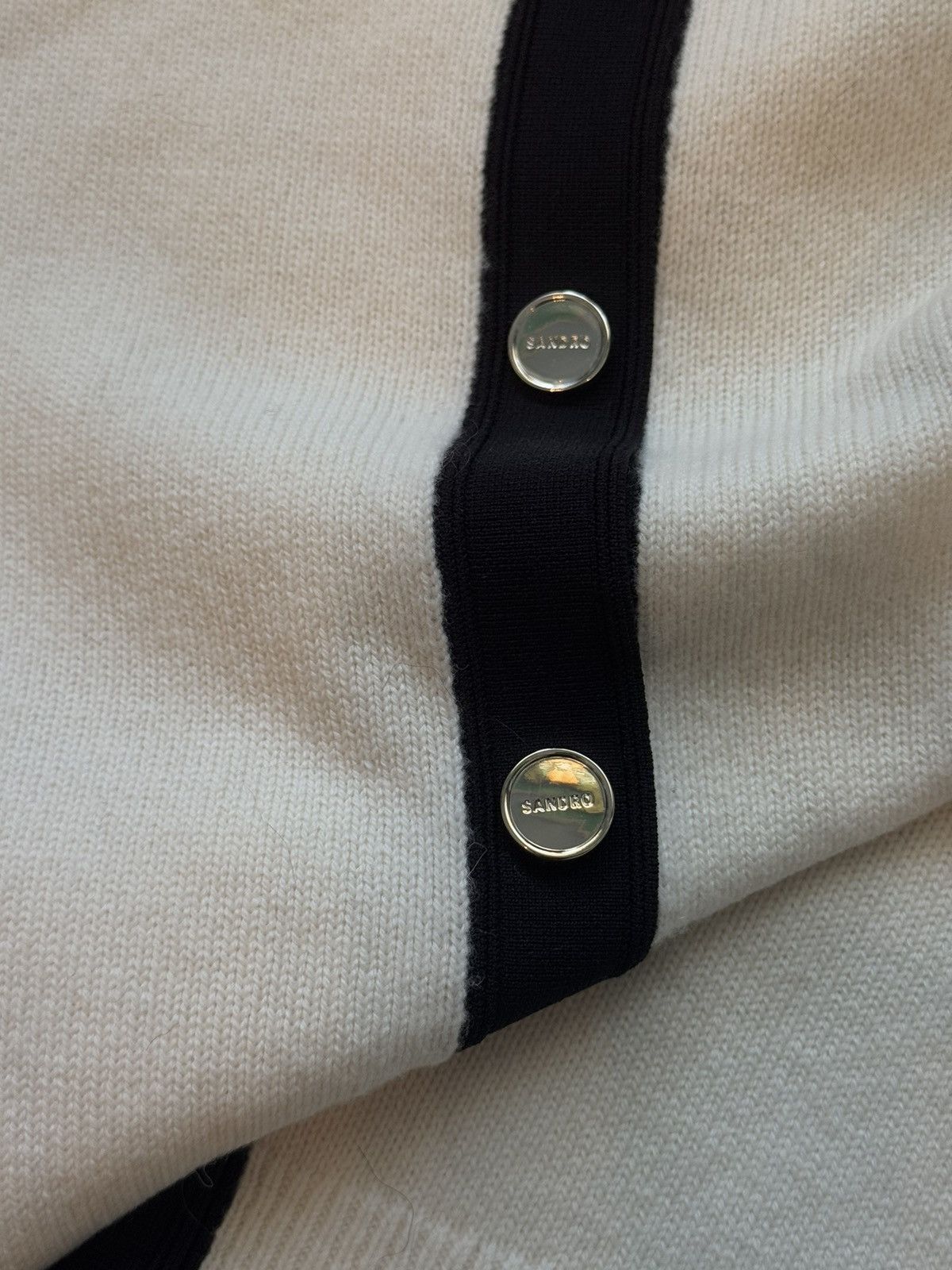 Designer × Sandro Sandro oldmoney style wool + cashmere blend sweater Size S / US 4 / IT 40 - 7 Thumbnail
