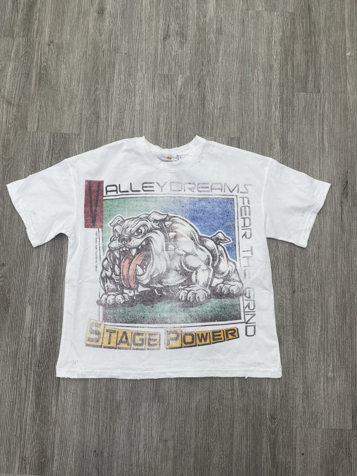 Vale Vale lives tee “ Stage Power” (white) Size US S / EU 44-46 / 1 - 1 Thumbnail