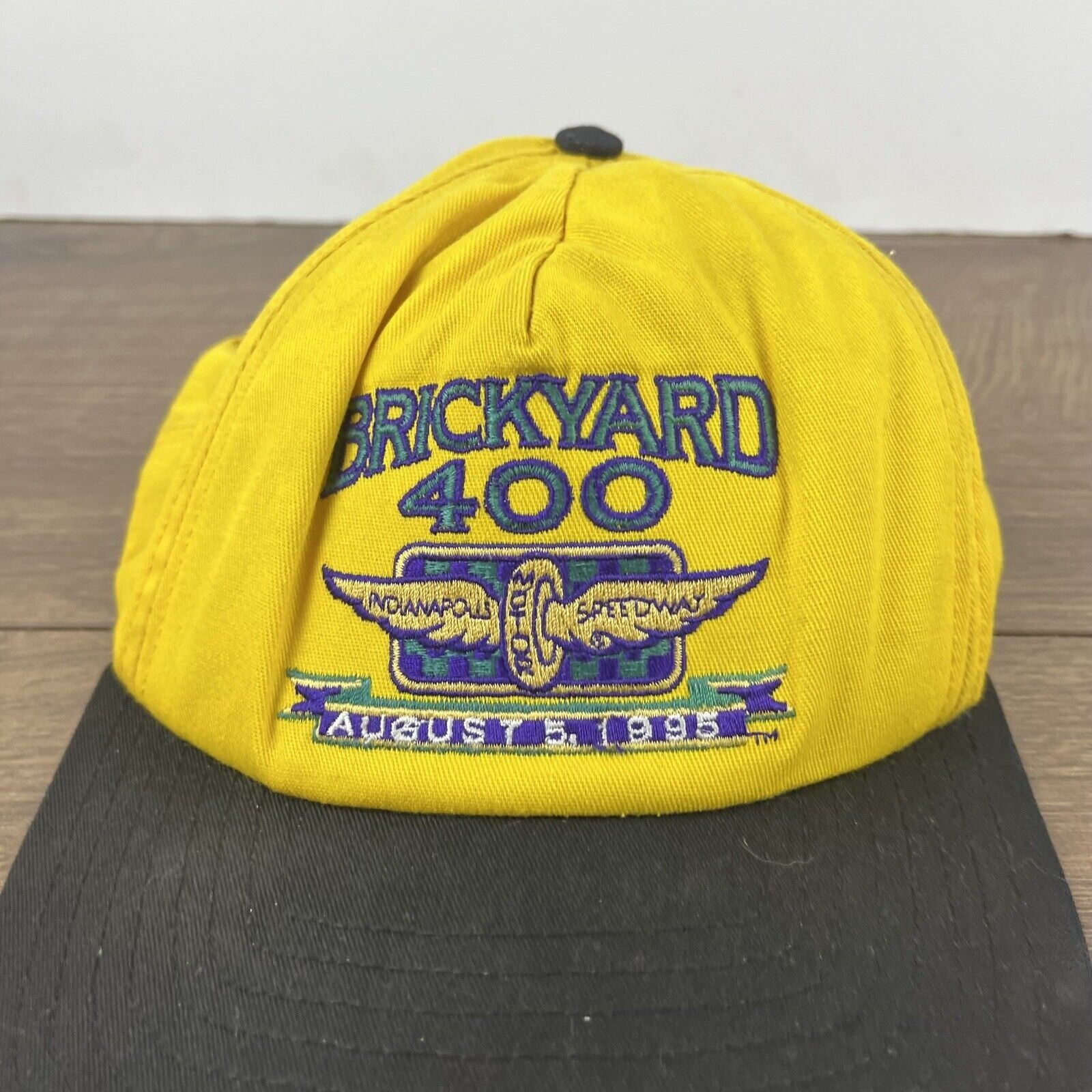 Other Brickyard 400 Hat 1995 Hat Yellow Cap Adjustable Yellow Adul Size ONE SIZE - 6 Thumbnail