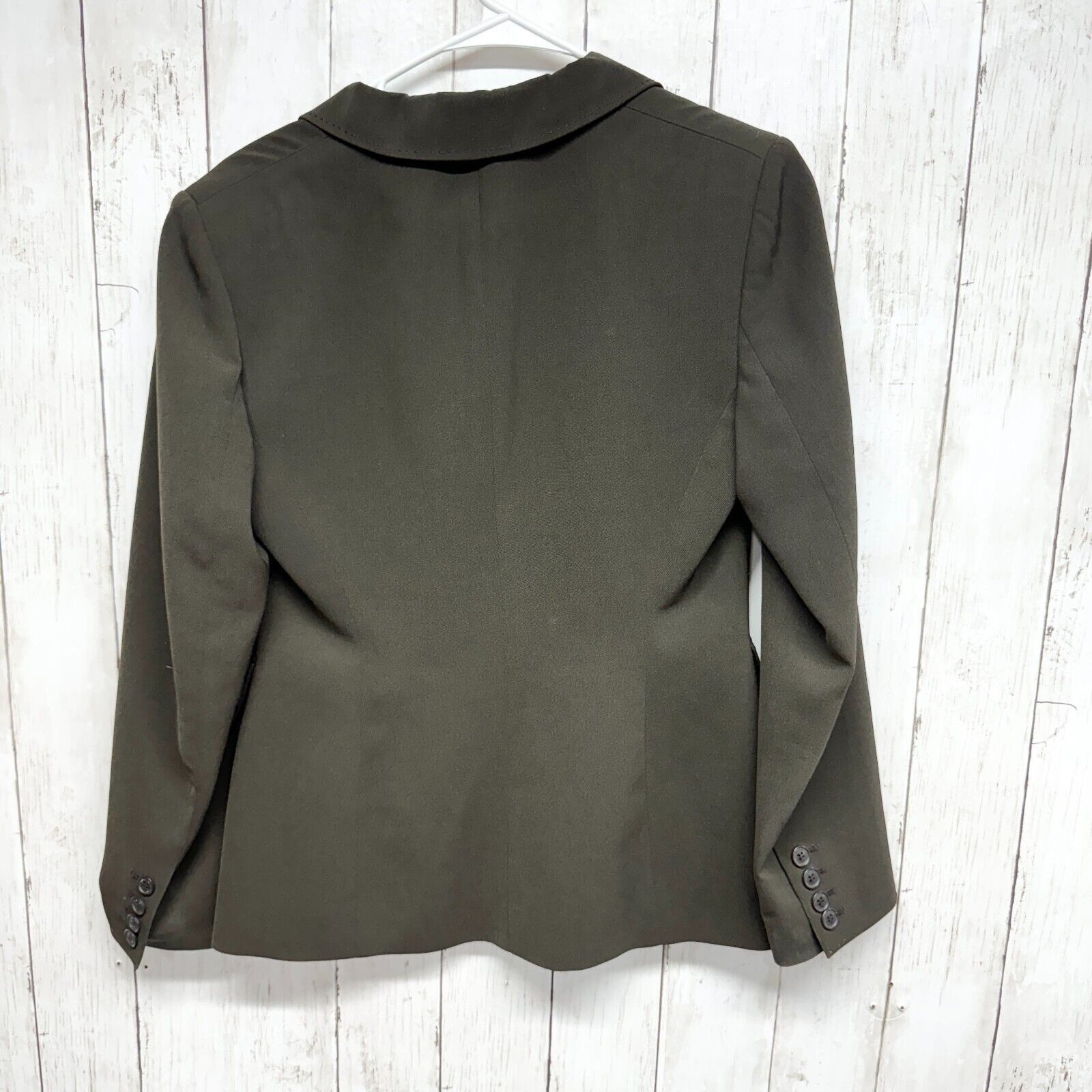Loft Ann Taylor Loft Jacket Sz 4P Button Front Pockets Blazer Size S / US 4 / IT 40 - 3 Thumbnail