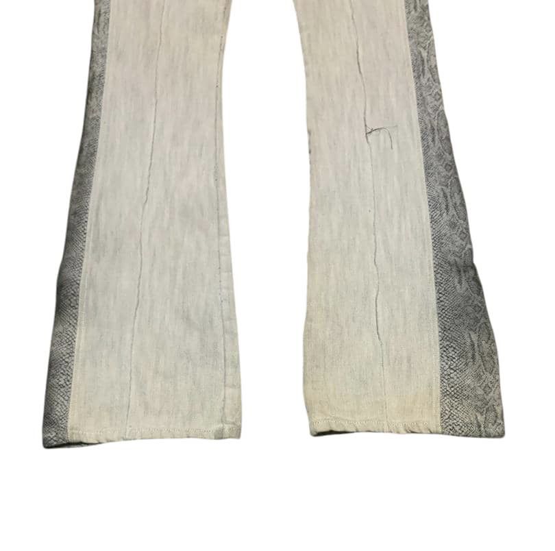 If Six Was Nine Vintage Mogan Homme Flare Bootcut Bell Bottom Jeans Snake Size US 33 - 4 Thumbnail