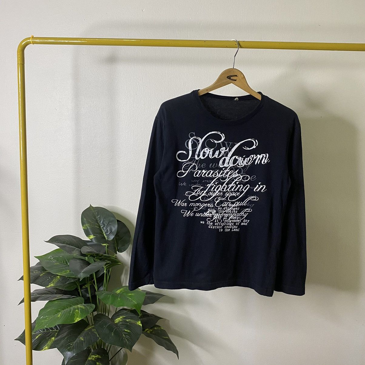 If Six Was Nine × Japanese Brand × Seditionaries Japan Brand Seditionaries Poem Cyber Gothic Punk PPFM LS T Size US S / EU 44-46 / 1 - 1 Thumbnail