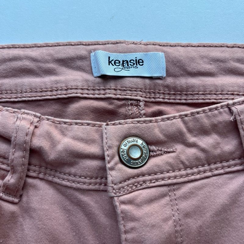 Designer Kensie Jeans Women's Mid-Rise Ankle Jeans Dusty Rose 6/28 Size 28" / US 6 / IT 42 - 8 Thumbnail