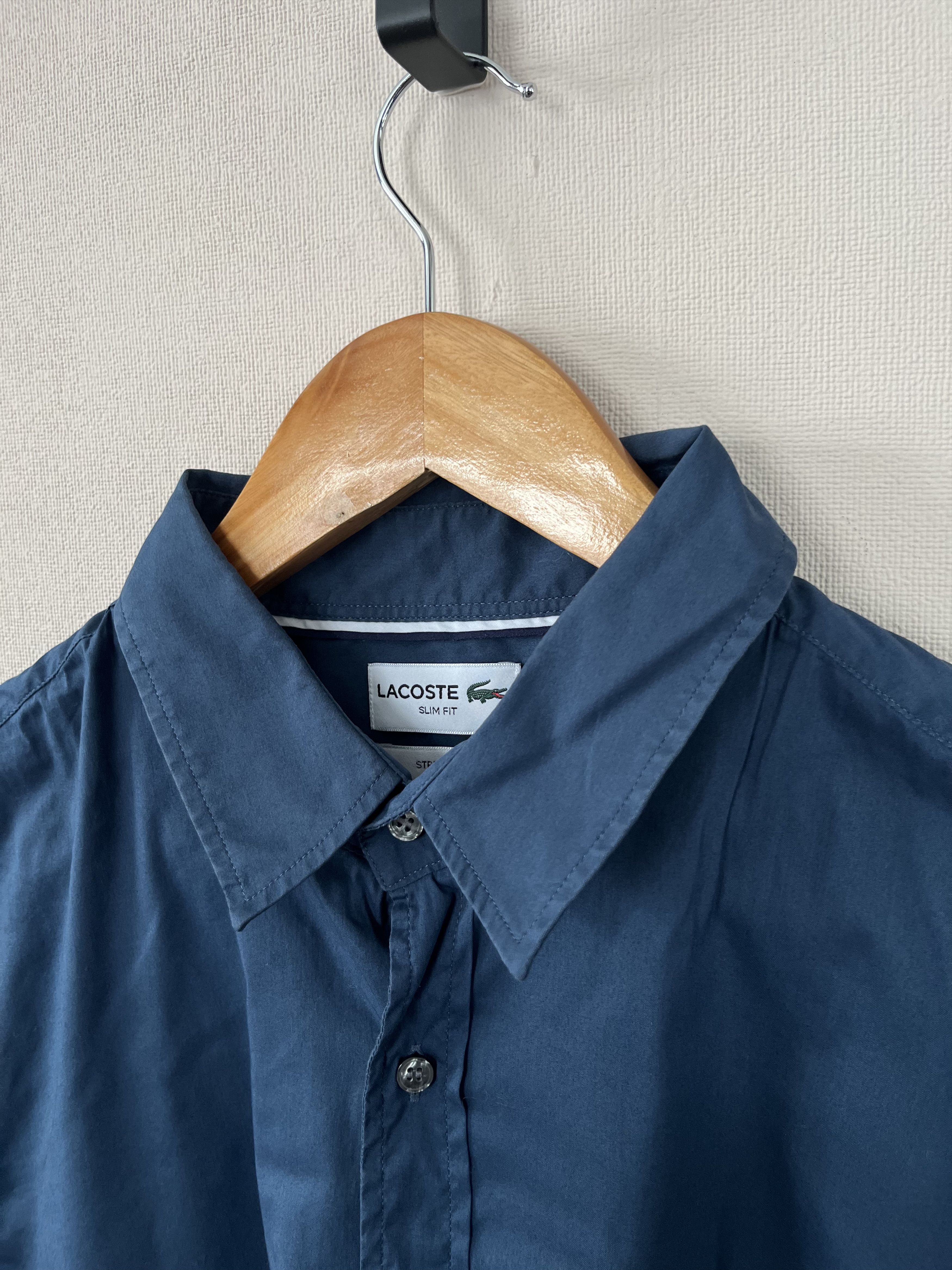 Lacoste LACOSTE SLIM FIT BUTTON DOWN SHIRT SIZE FR 42 US 16.5 Size US L / EU 52-54 / 3 - 3 Thumbnail
