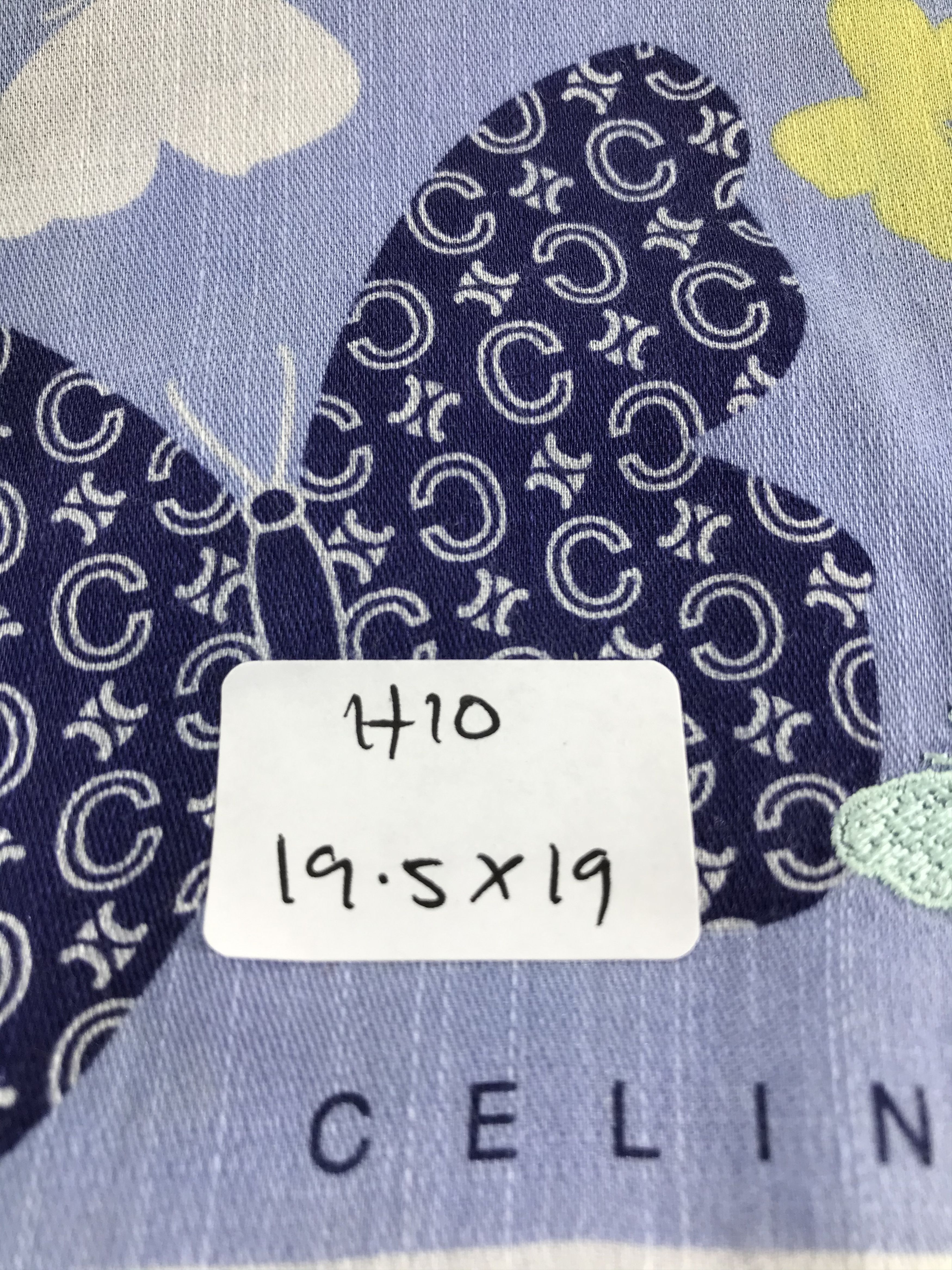Celine Celine Butterflies Handkerchief Neckerchief Bandana H10 Size ONE SIZE - 7 Thumbnail