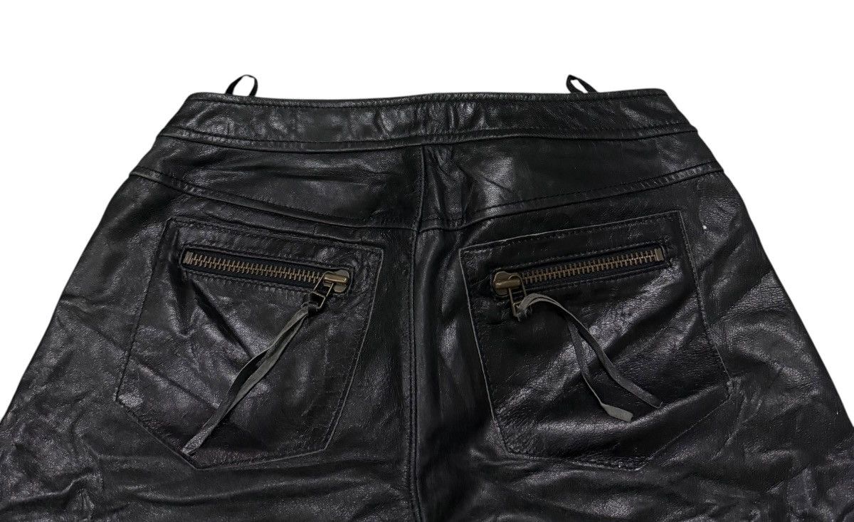 Hysteric Glamour × Le Grande Bleu (L.G.B.) × Leather Vintage Et Vous Bootcut Seditionaries Sheepskin Leather Pant Size 27" / US 4 / IT 40 - 14 Thumbnail