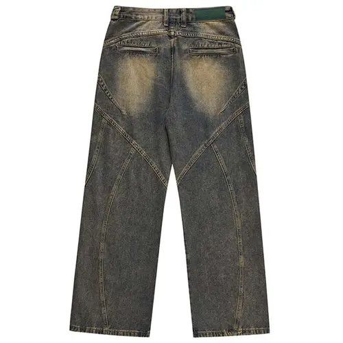 Japanese Brand Horiuchi x Ami Vintage Jeans Patchwork Loose Baggy Retro Size US 27 - 2 Thumbnail