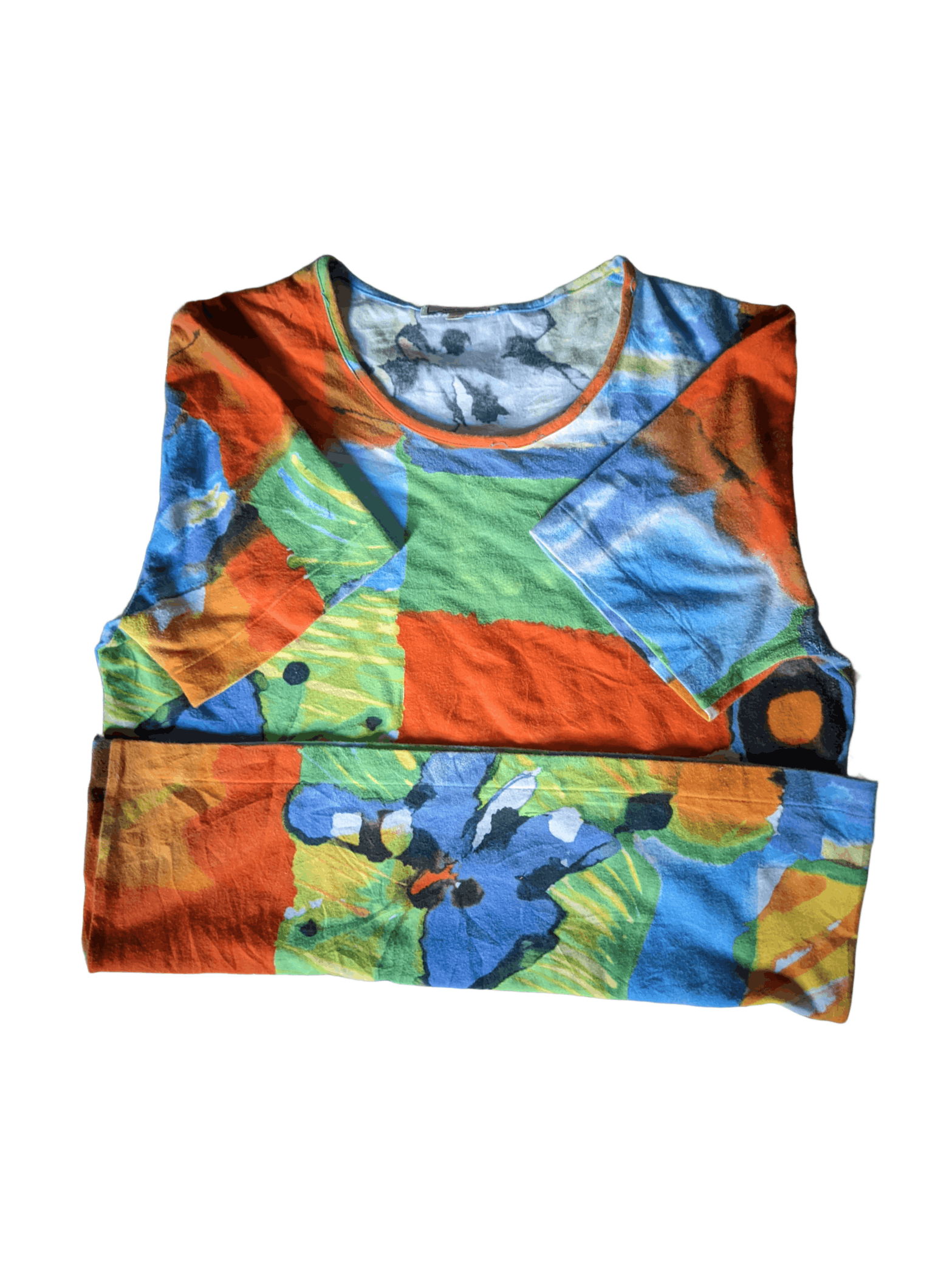 Other Ennedi Made in Italy Abstract Art Colorful T-shirt Size XS / US 0-2 / IT 36-38 - 3 Thumbnail