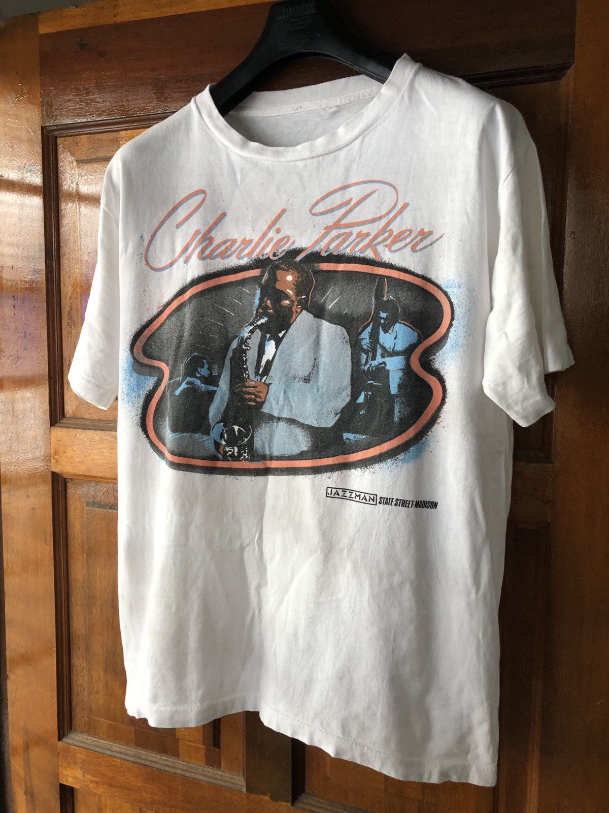 Vintage VINTAGE CHARLIE PARKER JAZZ T SHIRT Size US L / EU 52-54 / 3 - 2 Thumbnail