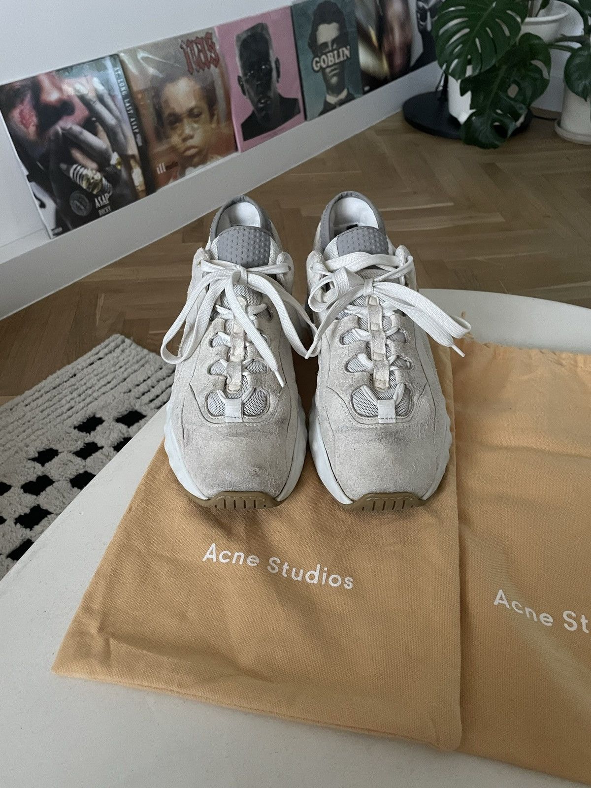 Acne Studios Acne Studios Rockaway Manhattan Chunky Sneakers Suede Rare Size US 8 / EU 41 - 2 Thumbnail
