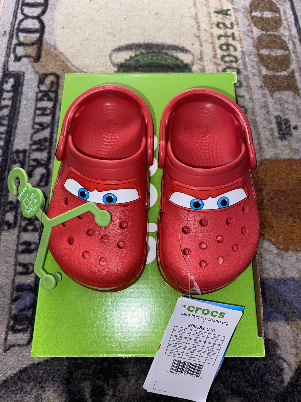 Toddler Lightning 2024 McQueen Crocs “9c”