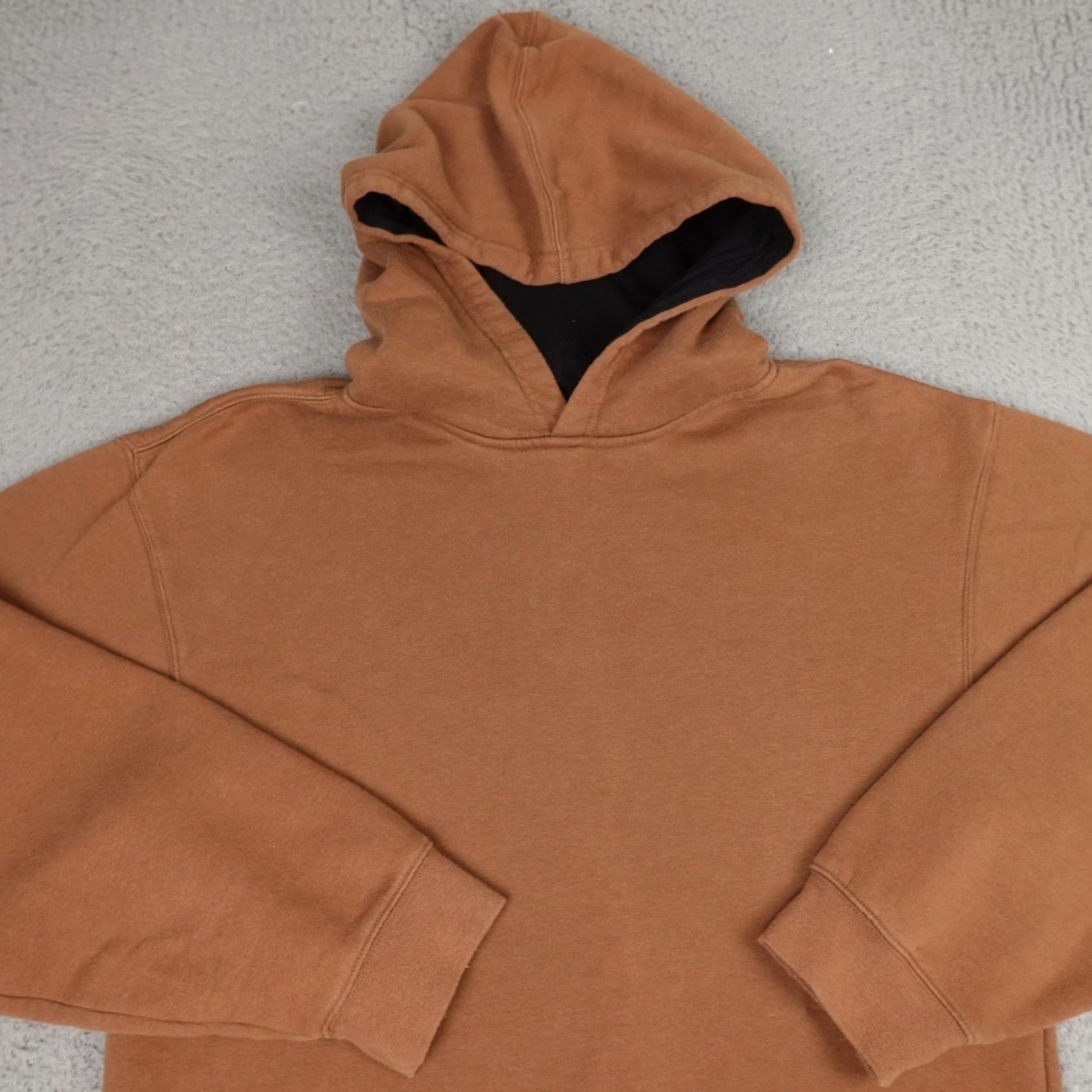 Vintage Outlooks Hoodie Mens Large Brown Pullover Graphic Hip Hop Y2K Grunge Sweatshirt Size US L / EU 52-54 / 3 - 3 Thumbnail