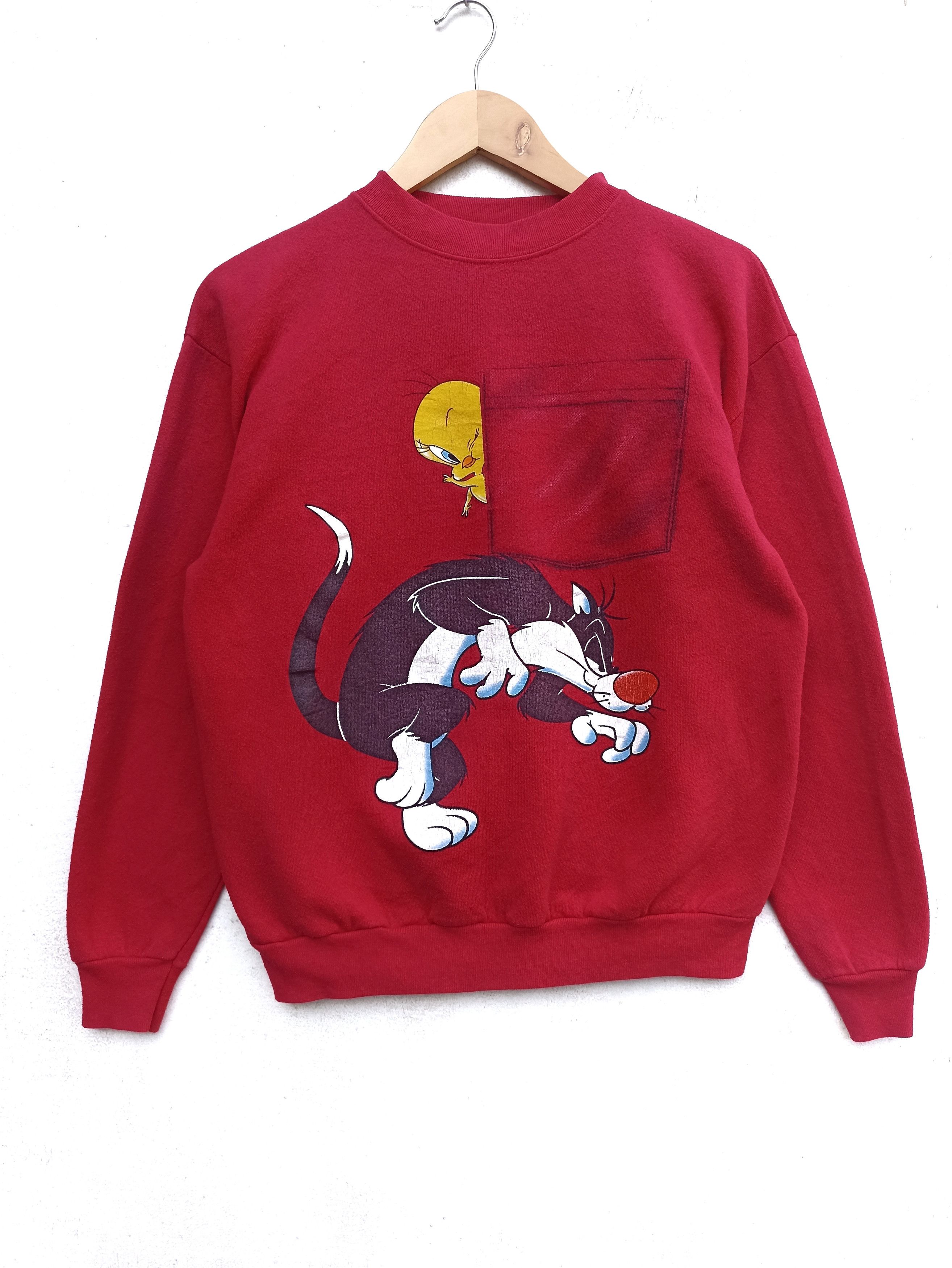 Cartoon Network 🔥 Vintage 90s Vintage Looney Tunes sweatshirt Usa Cartoon Size US M / EU 48-50 / 2 - 1 Thumbnail