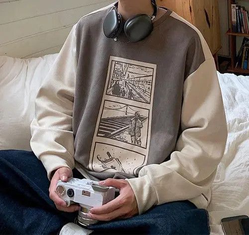 Other Fukuoka x Aoshi Patchwork Gray Knit Sweatshirt Size US L / EU 52-54 / 3 - 2 Thumbnail