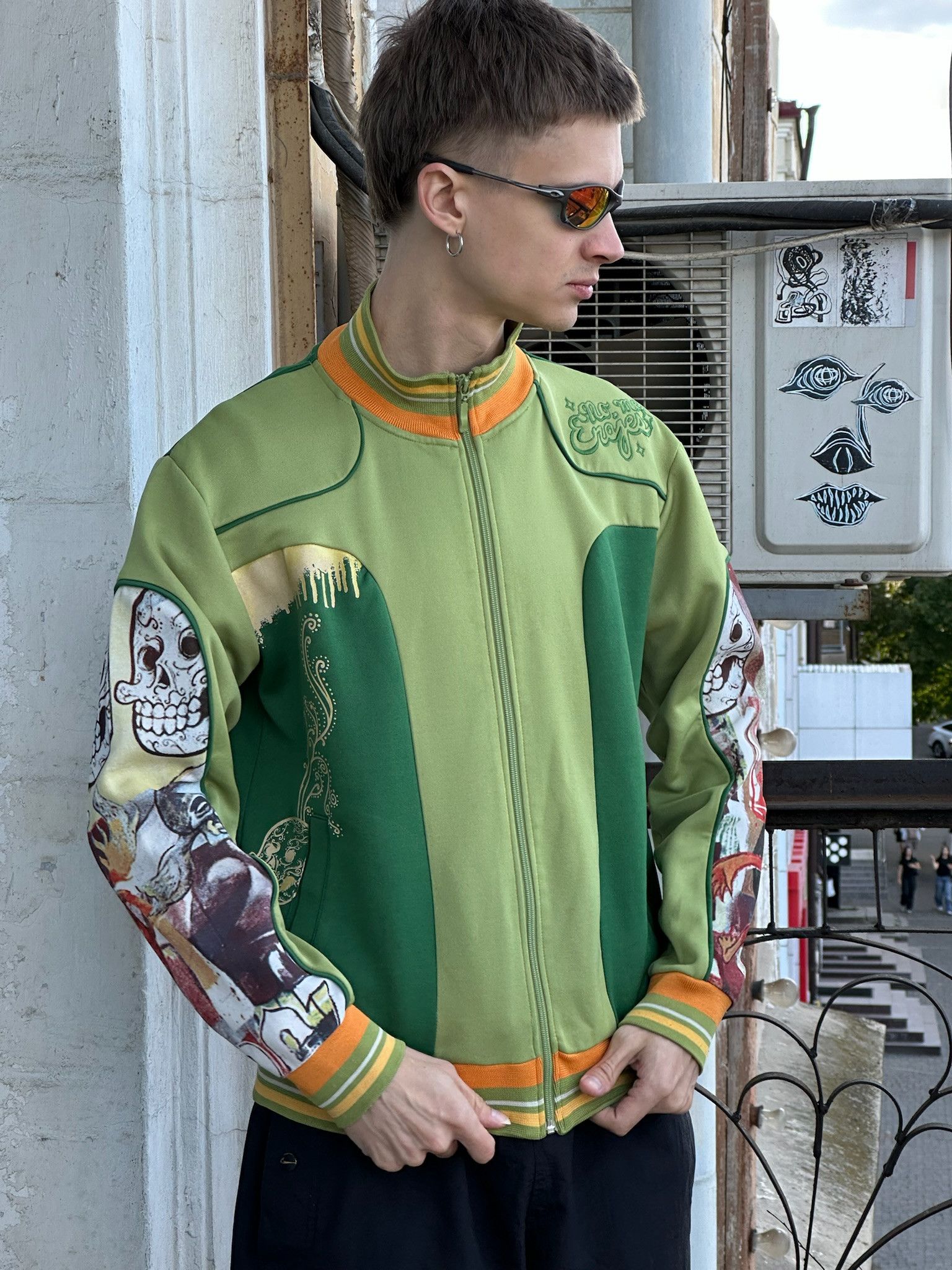 Japanese Brand 🦠 VINTAGE 90’S QUICKSILVER BIG LOGO Y2K TRACK JACKET Size US M / EU 48-50 / 2 - 4 Thumbnail