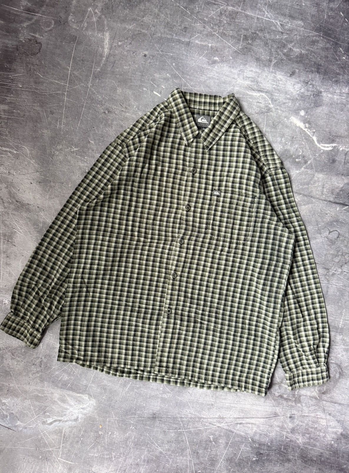 Quiksilver Vintage Quiksilver Long-sleeve Buttondown Shirt (L) Size US L / EU 52-54 / 3 - 3 Thumbnail