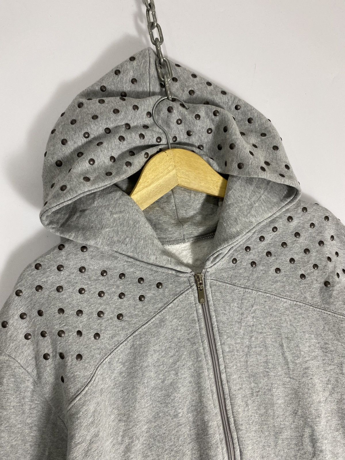 Le Grande Bleu (L.G.B.) punkgoth style studded hoodie lucien pellet finet ifsx lgb Size US L / EU 52-54 / 3 - 6 Thumbnail
