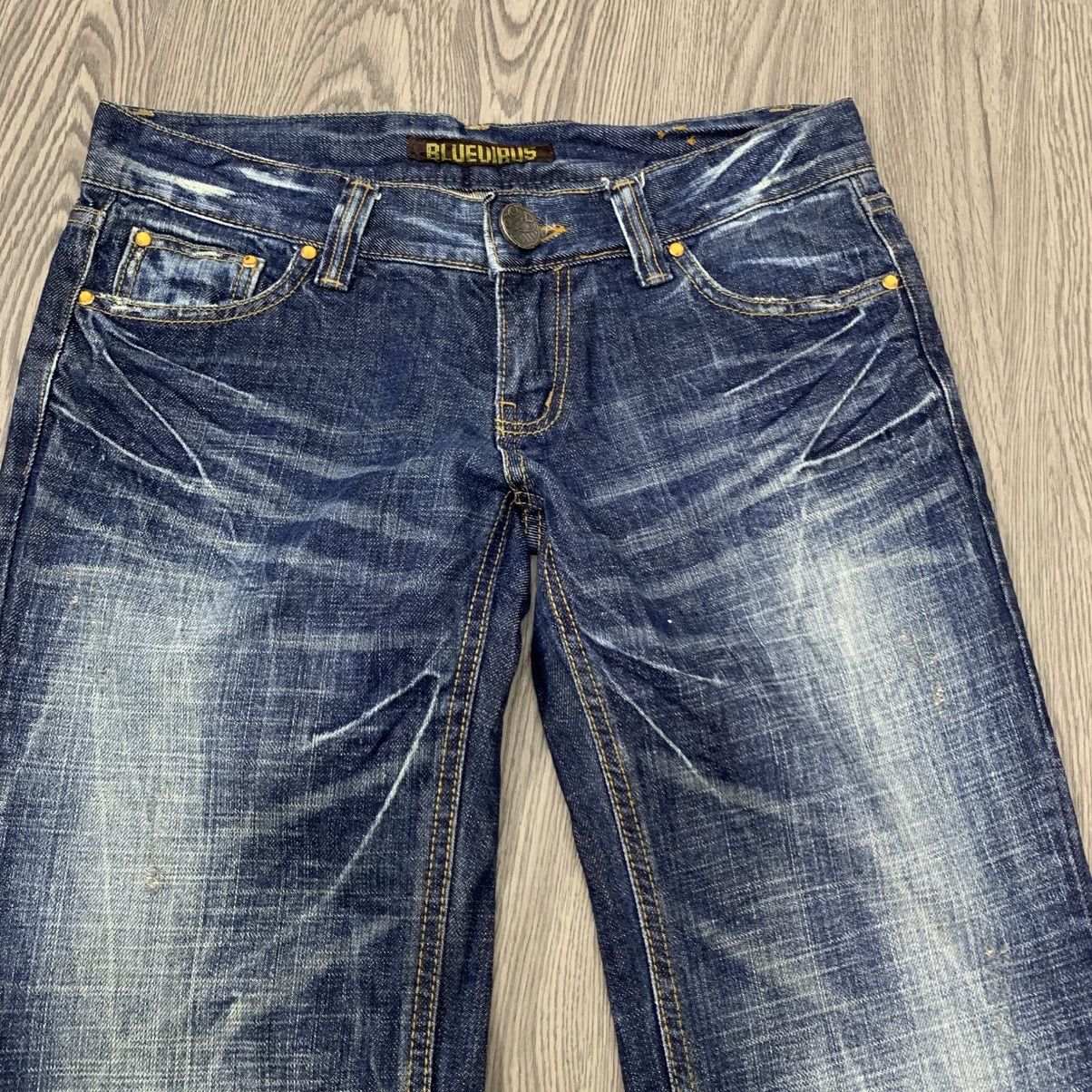 20471120 Blue Virus Flare Jeans Size US 32 / EU 48 - 6 Thumbnail