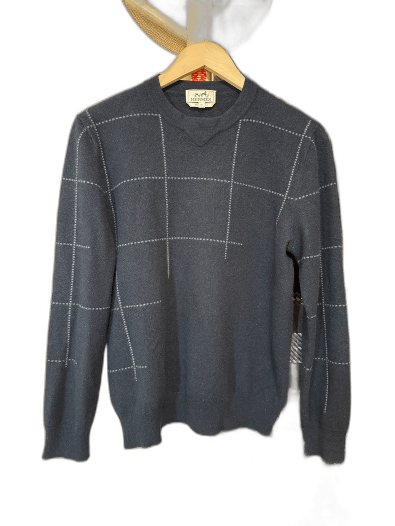 Hermes Hermes Cashmere Sweater in Elegant Design Size US M / EU 48-50 / 2 - 1 Thumbnail