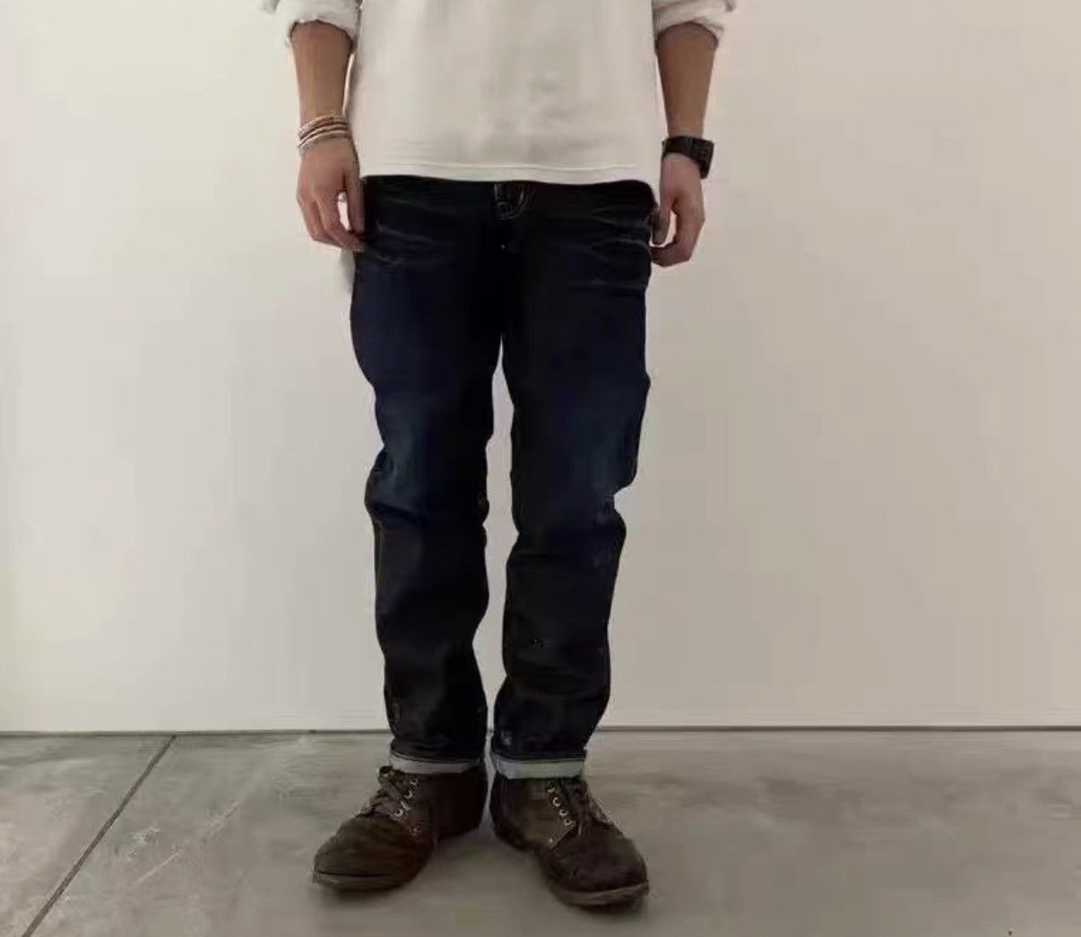 Visvim VISVIM SOCIAL SCULPTURE NON-WASHEDSPOT Splattered Wash Jeans Size US 34 / EU 50 - 5 Thumbnail