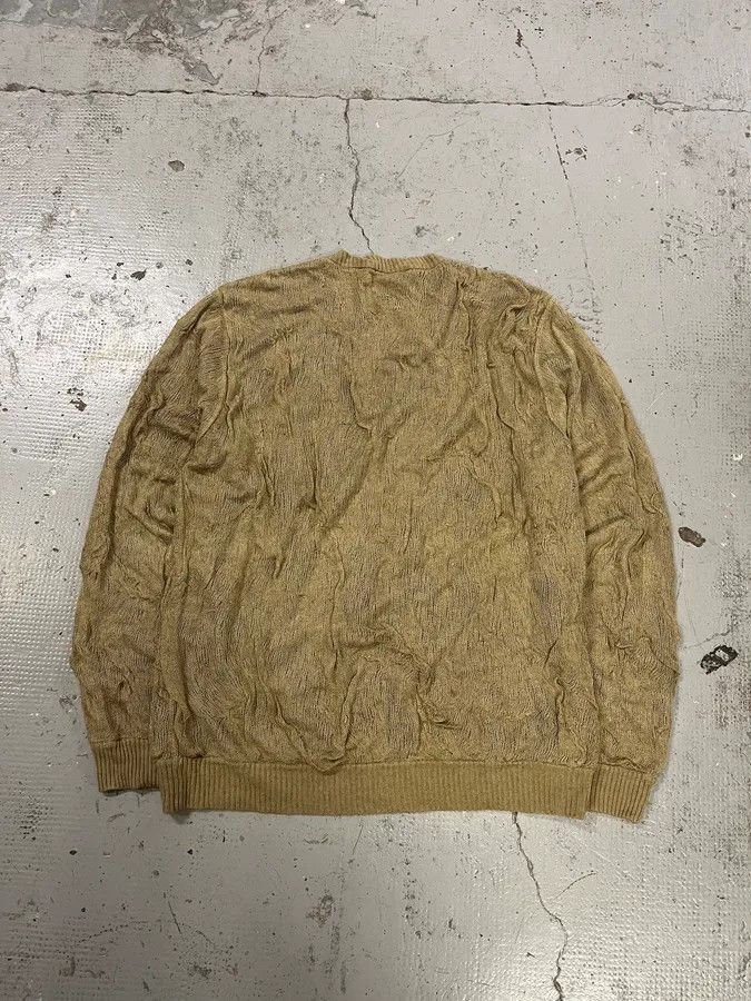 Dolce & Gabbana 2000s Dolce & Gabbana Sandstorm Beige Relief Abstract Sweater Size US L / EU 52-54 / 3 - 7 Thumbnail