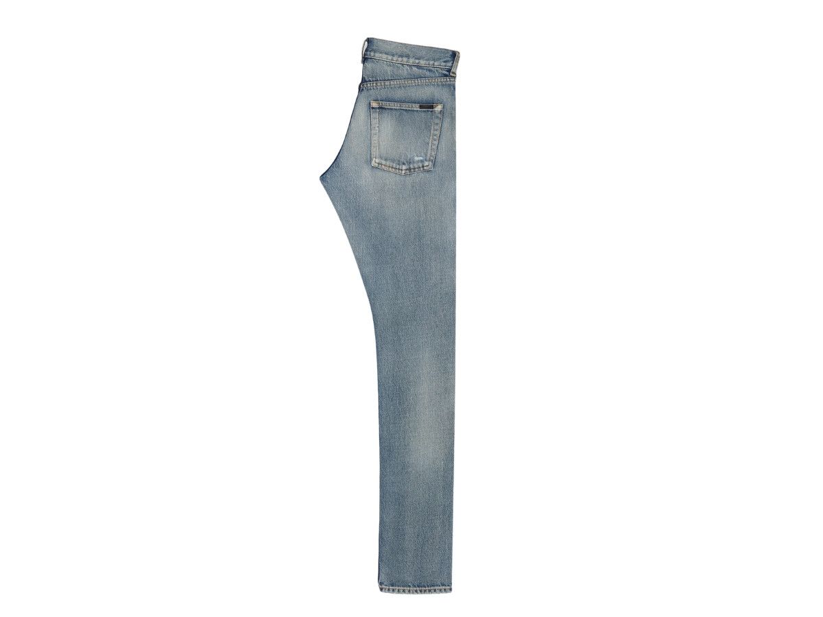 Saint Laurent Paris o1bcso1str1124 Slim Fit Jeans in Blue Size US 28 / EU 44 - 2 Thumbnail
