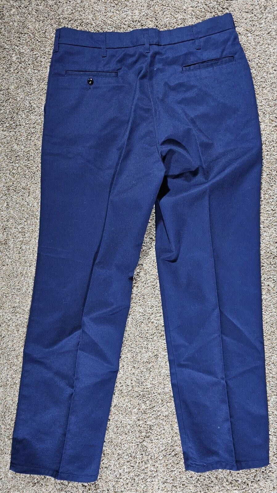 Designer VF Imagewear Blue Dress Pants Workwear 36x32 Usa Made Size US 36 / EU 52 - 7 Thumbnail