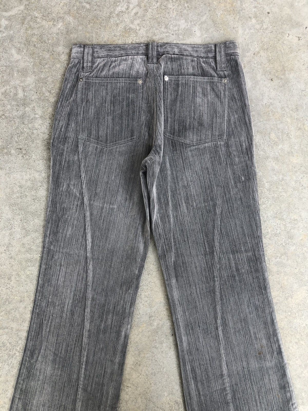 If Six Was Nine Japaneses Takaiq Flared Pants Distressed Jeans Size US 30 / EU 46 - 8 Thumbnail