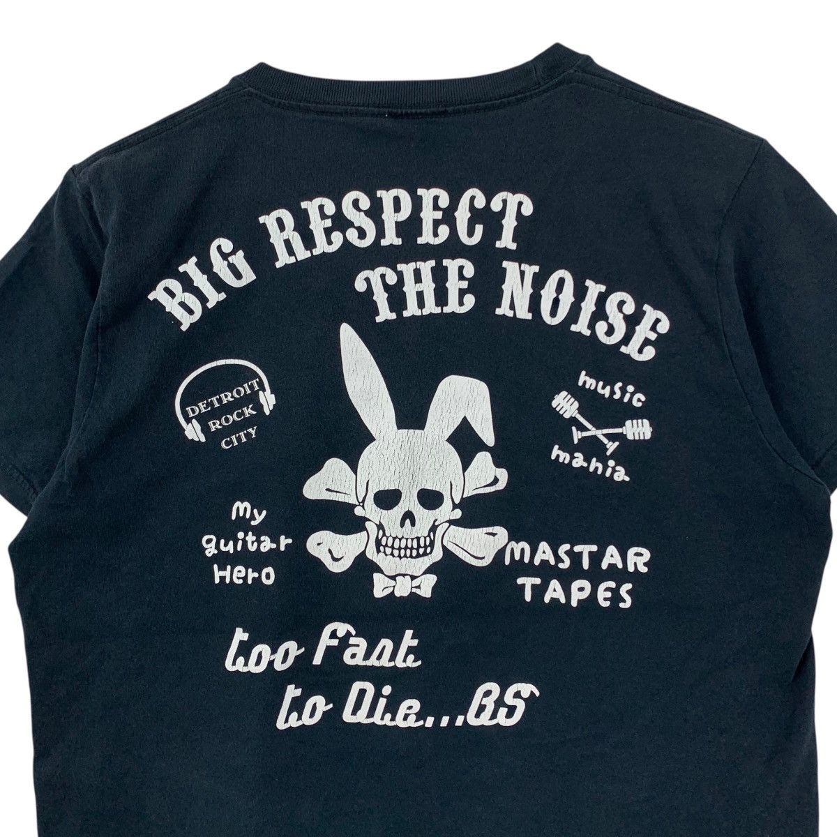 Vintage DETROIT ROCK CITY Music Mania My Guitar Hero Skull Tshirt Size US S / EU 44-46 / 1 - 2 Thumbnail