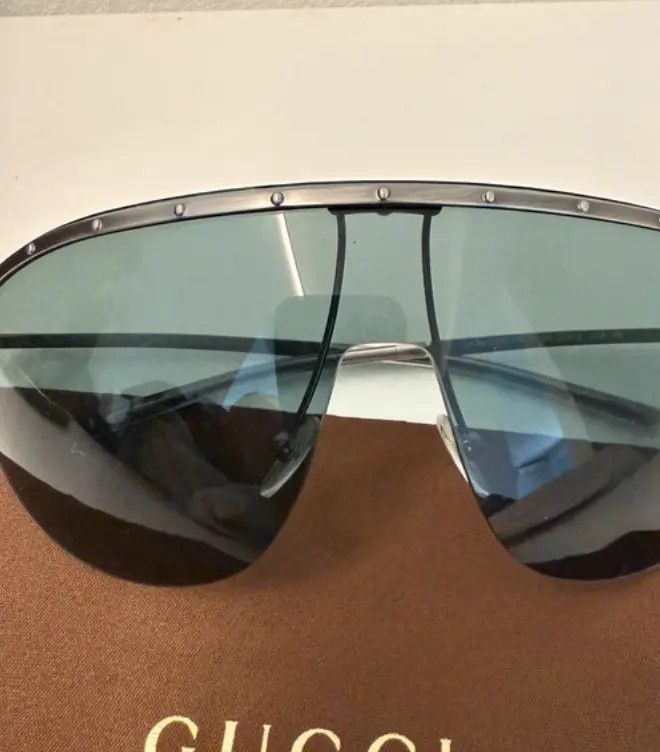Gucci Gucci Sunglasses Logo Sport Ski Mask Shield Wide 90s EX0258 Size ONE SIZE - 4 Thumbnail