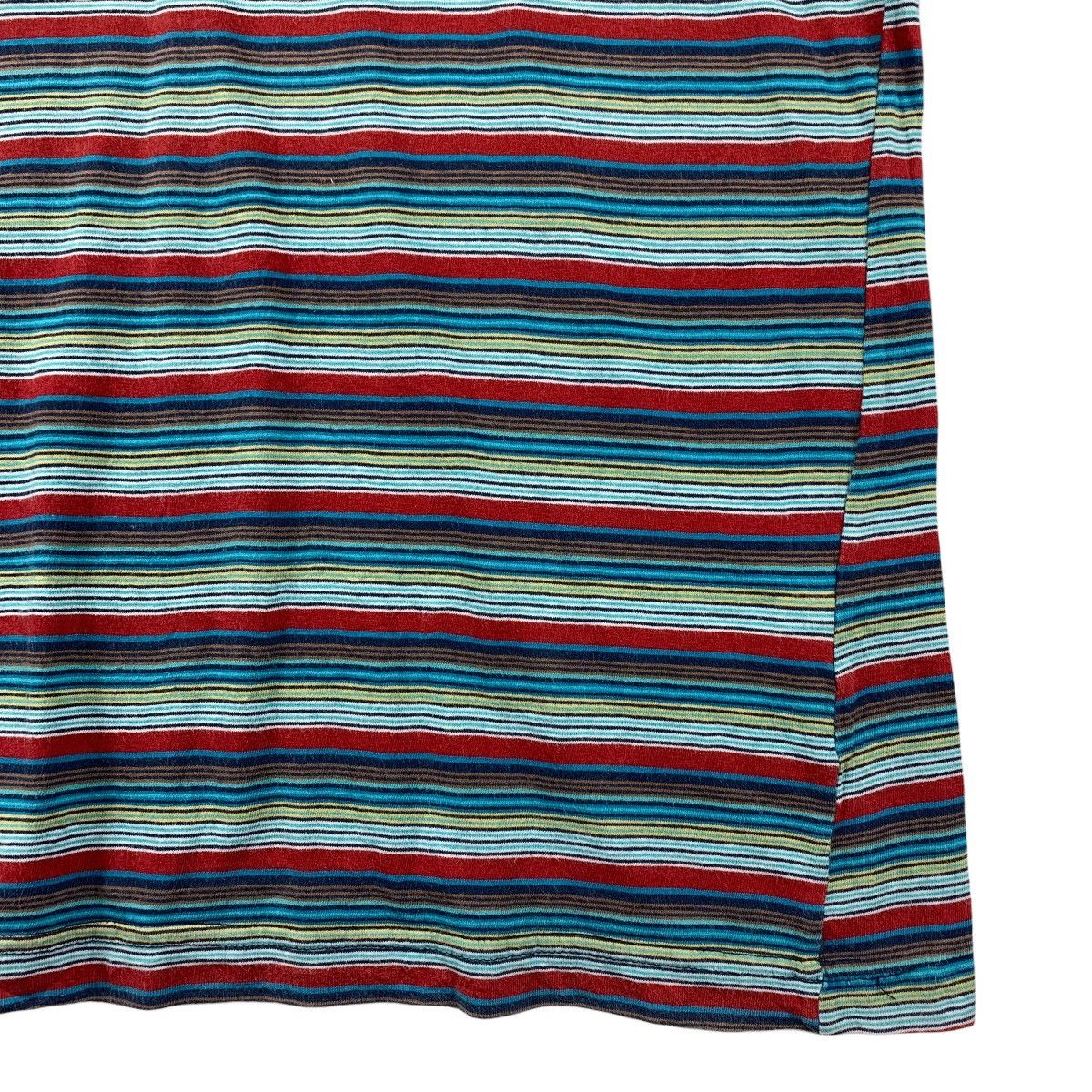 Japanese Brand × Vintage Vintage STOCK BADILAY By octupus army stripe tee Size US L / EU 52-54 / 3 - 8 Thumbnail