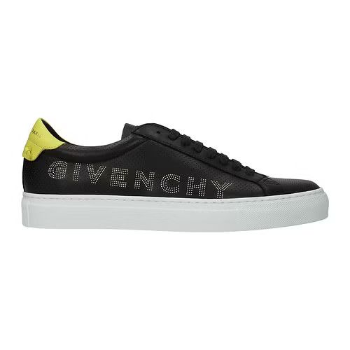 ob1o1e0324 Low-Top Sneakers in Black/Yellow