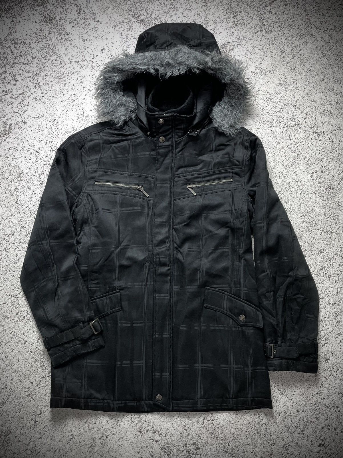 If Six Was Nine 2000s Urban Collective - Fur Hooded Jacket Vkei gothic y2k Size US L / EU 52-54 / 3 - 7 Thumbnail