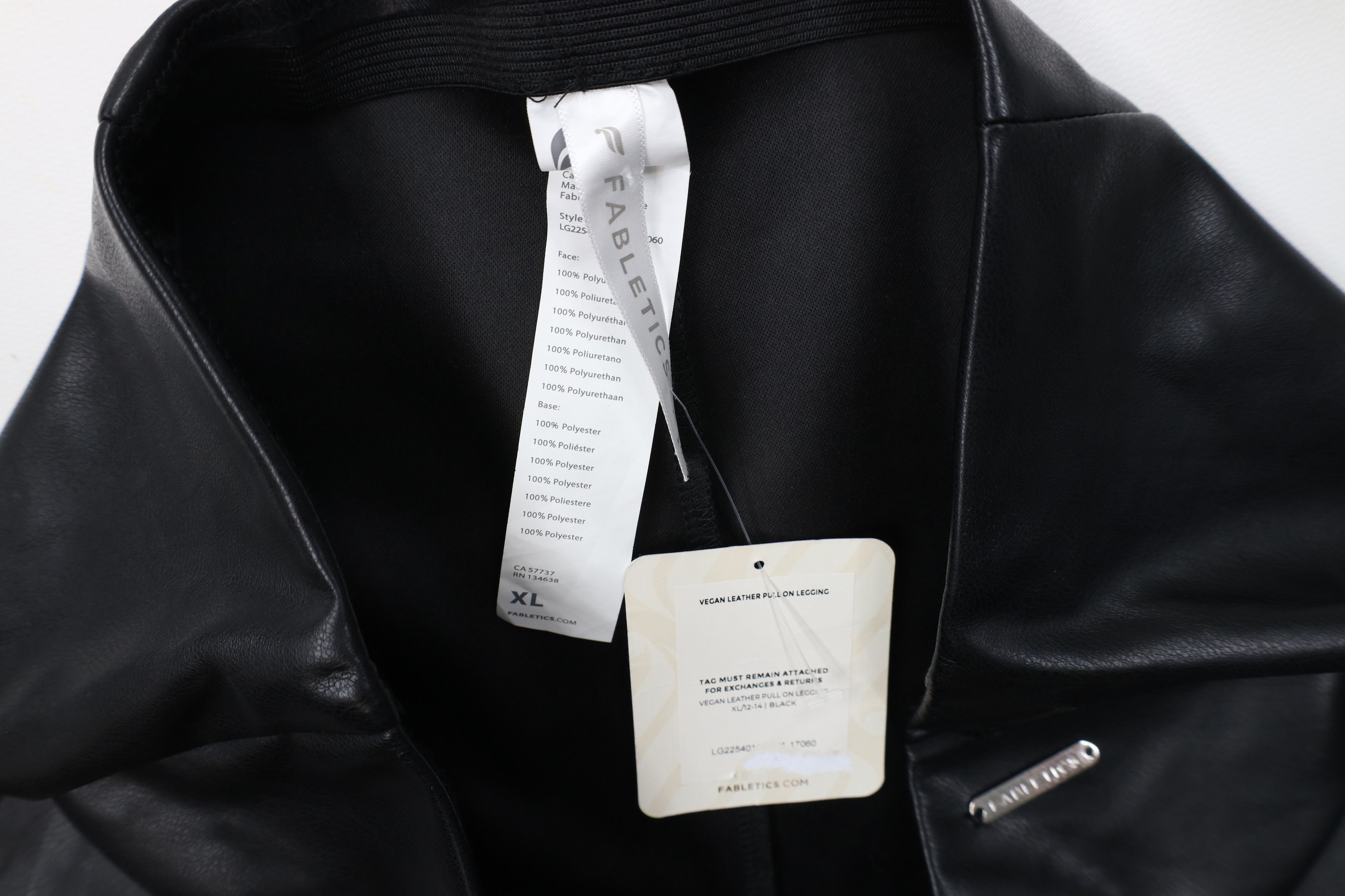 Fabletics New Fabletics Vegan Leather Pull On Legging Pants Black Size 30" / US 8 / IT 44 - 7 Thumbnail