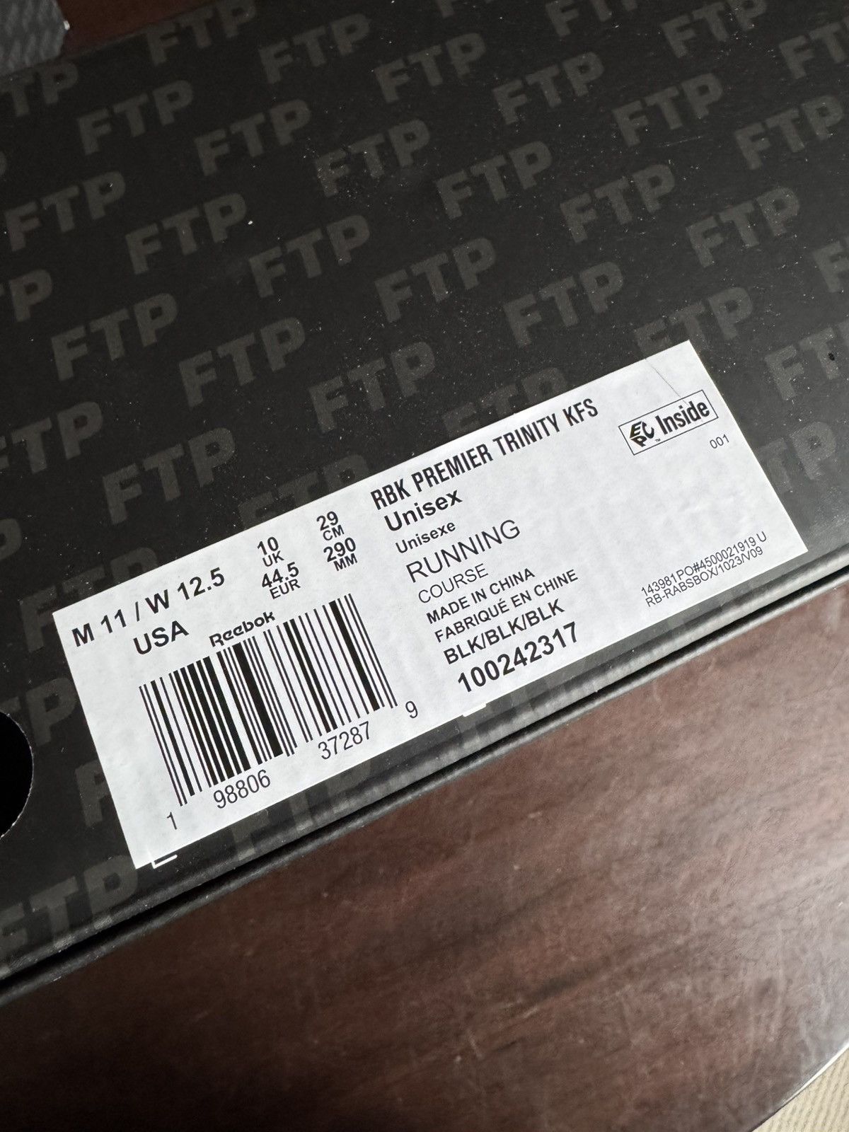 Fuck The Population FTP Reebok Premier Trinity KFS Black Size US 11 / EU 44 - 9 Thumbnail