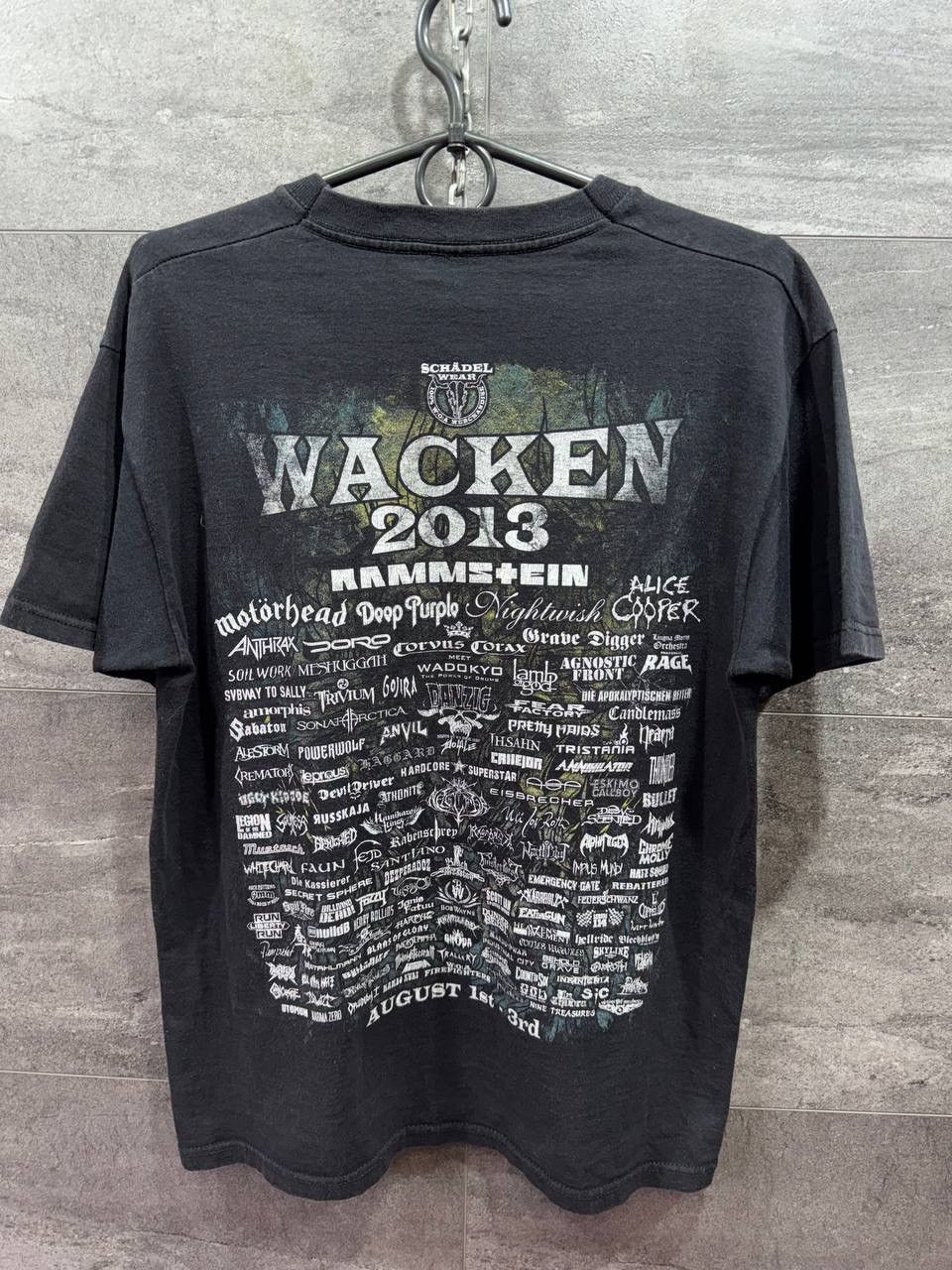 Band Tees Mens Vintage T Shirt Wacken 2013 Louder Than Nell Size US M / EU 48-50 / 2 - 11 Thumbnail
