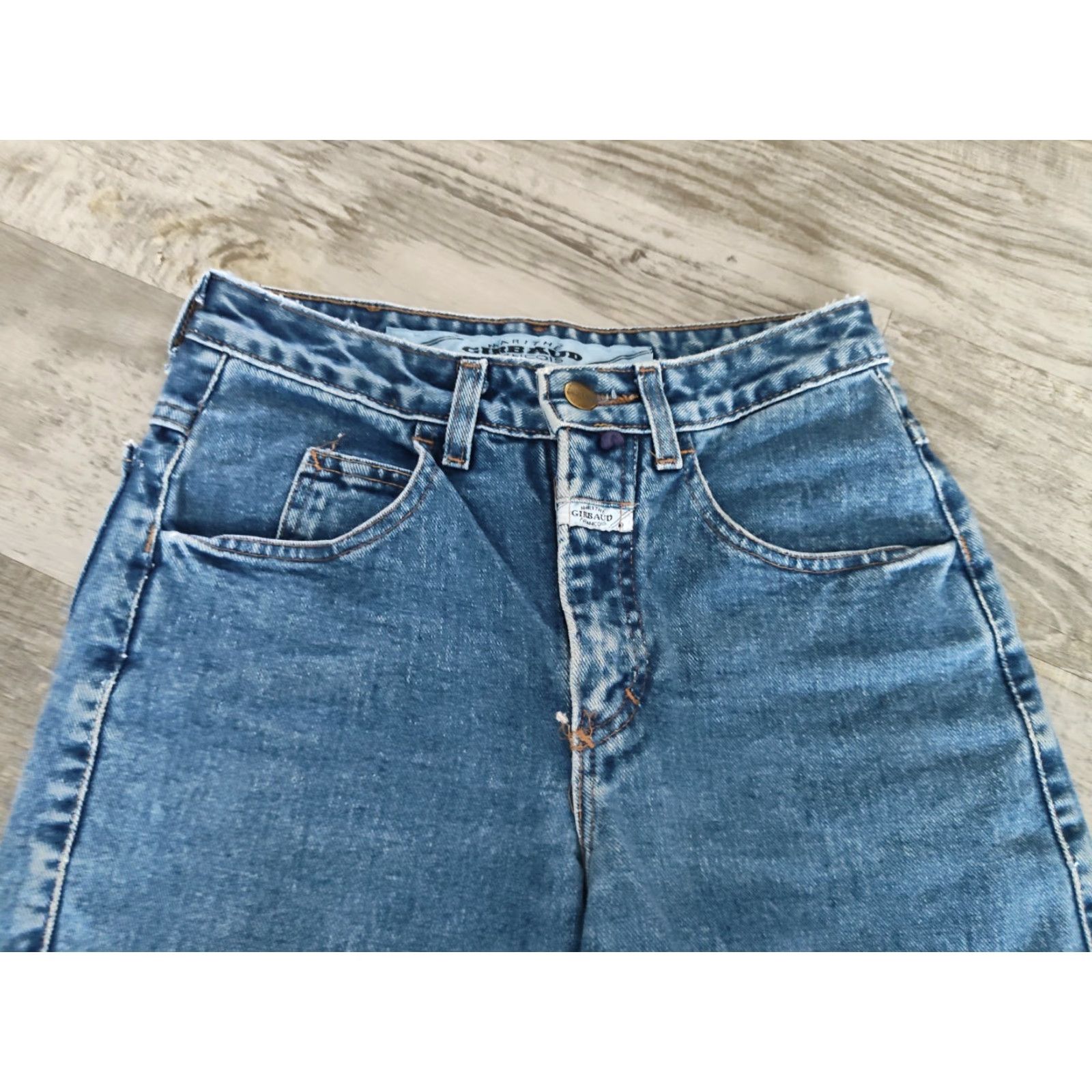 Vintage VINTAGE Marithe Francois Girbaud Jeans Women's 90s High Waist Mom Fit Cotton Blue Sz 5/6 US Size 27" / US 4 / IT 40 - 4 Thumbnail