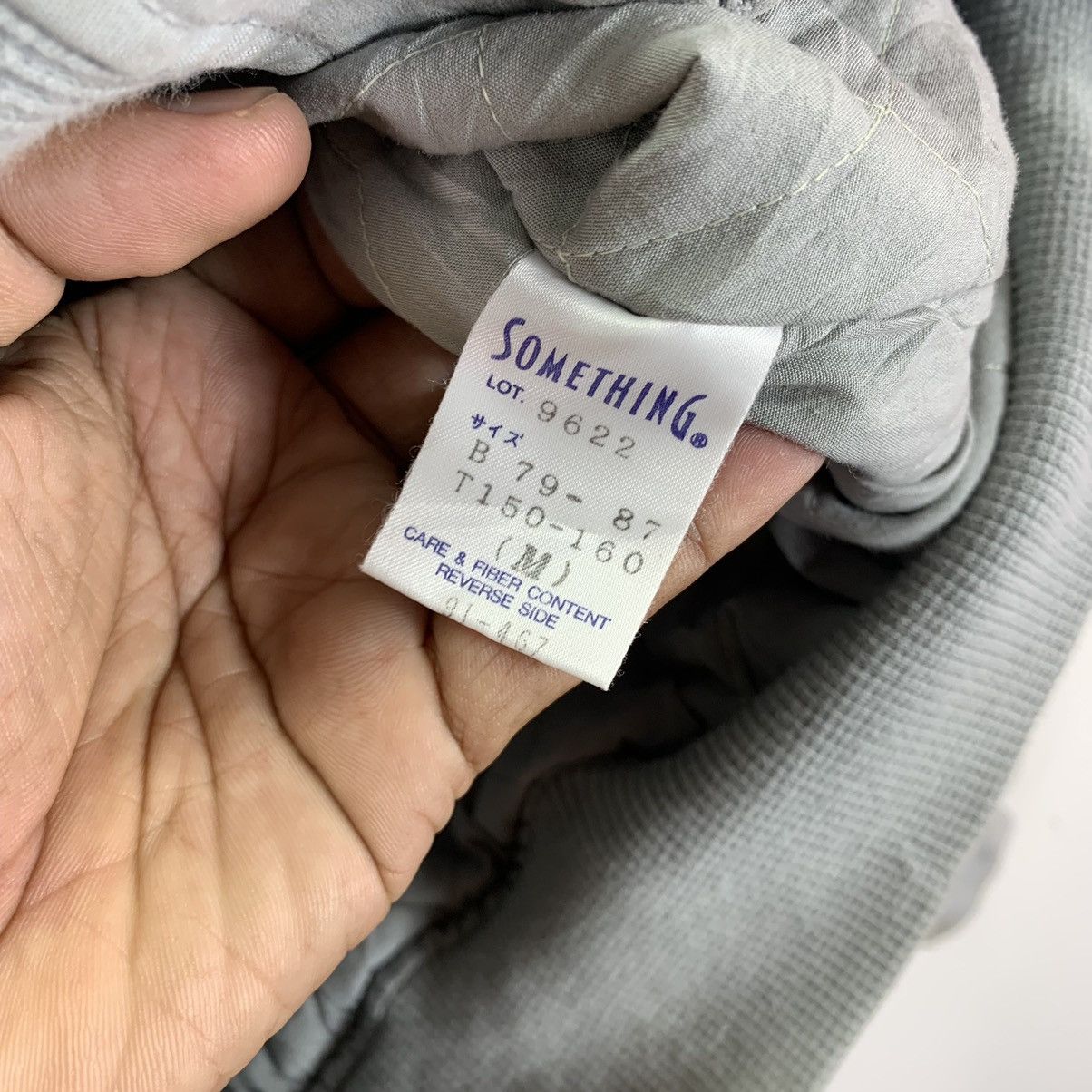 Edwin × Vintage VINTAGE 90s SOMETHING BY EDWIN BOMBER ZIPPER JACKET Size US M / EU 48-50 / 2 - 8 Thumbnail
