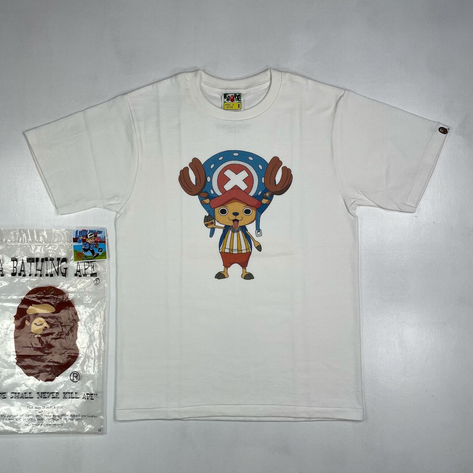 Bape 2017 Bape One Piece Luffy & Chopper X Milo Tee | Grailed