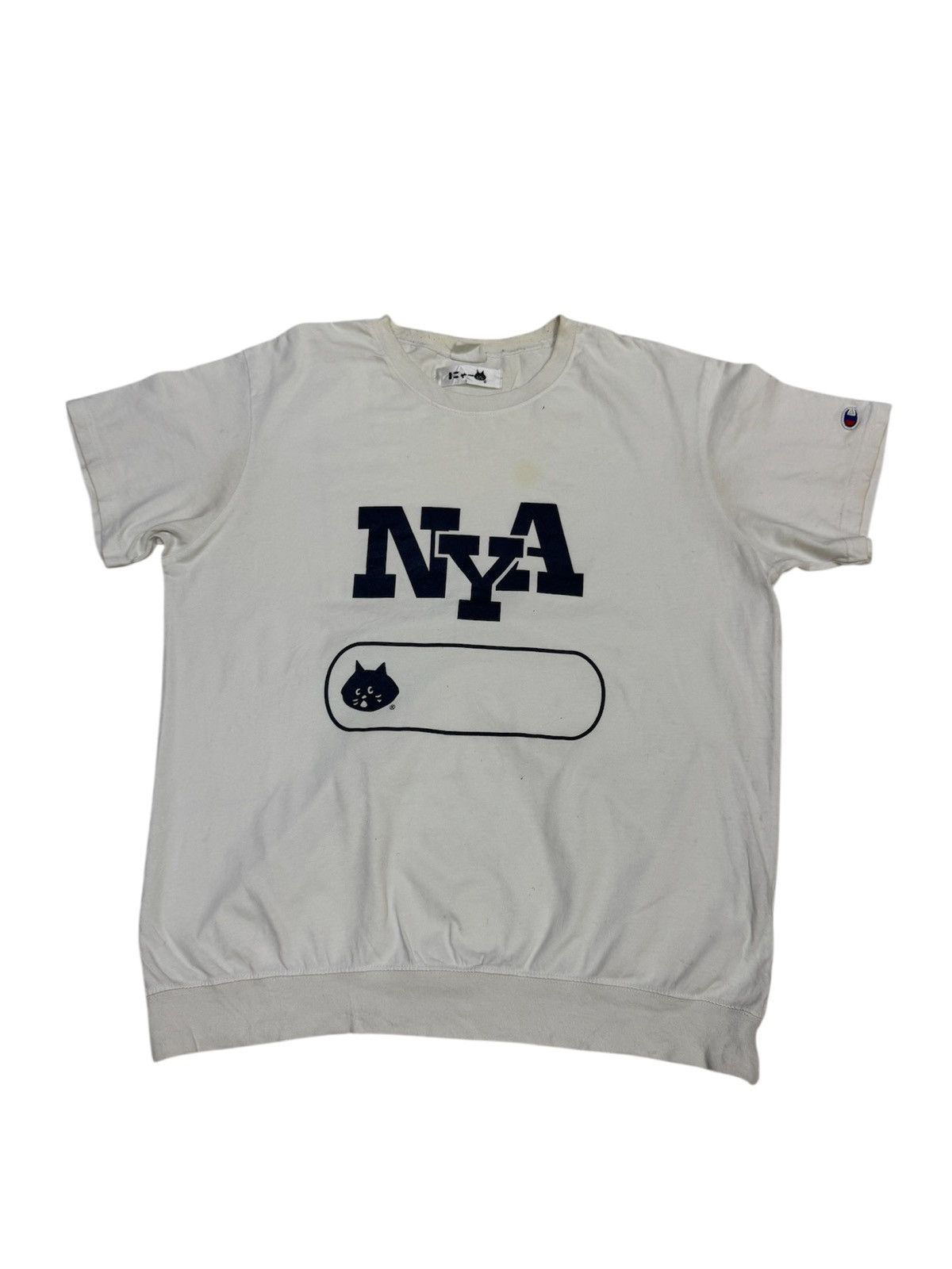 Champion × Ne-Net Ne-net x Champion Nya Reverse Weave short-sleeved sweatshirt Size L / US 10 / IT 46 - 3 Thumbnail