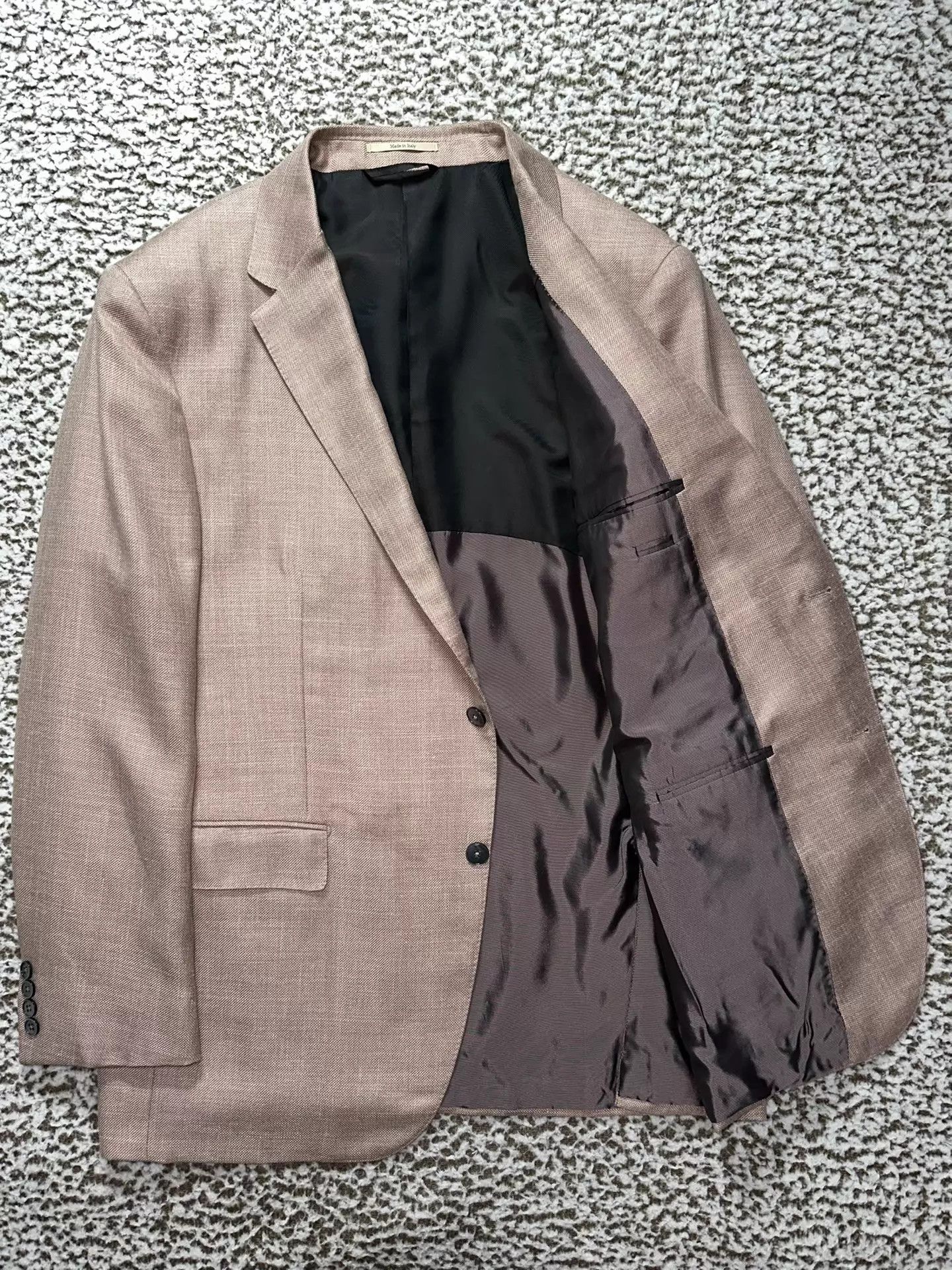 Ermenegildo Zegna Zegna Main Line Champagne Cashmere Jackets 58 Size US XXL / EU 58 / 5 - 2 Thumbnail