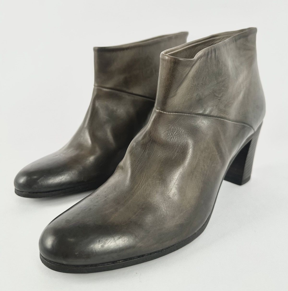 Maison Margiela Maison Margiela - Line 22 - Ankle Leather Boots Size US 7 / IT 37 - 1 Thumbnail