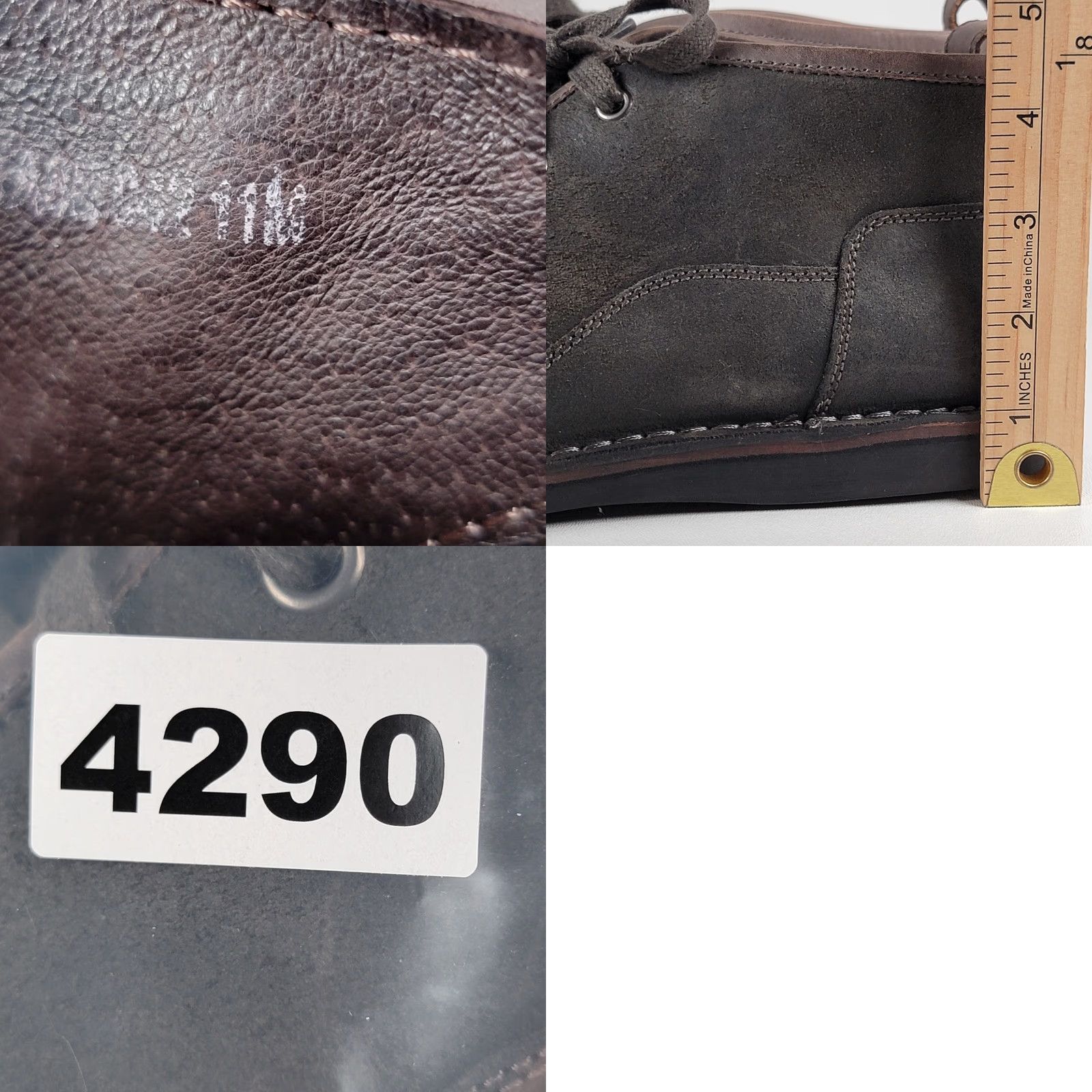 John Varvatos John Varvatos Star USA Hipster Chukka Boots Grey Leather Size 11 M Mens Size US 11 / EU 44 - 10 Thumbnail