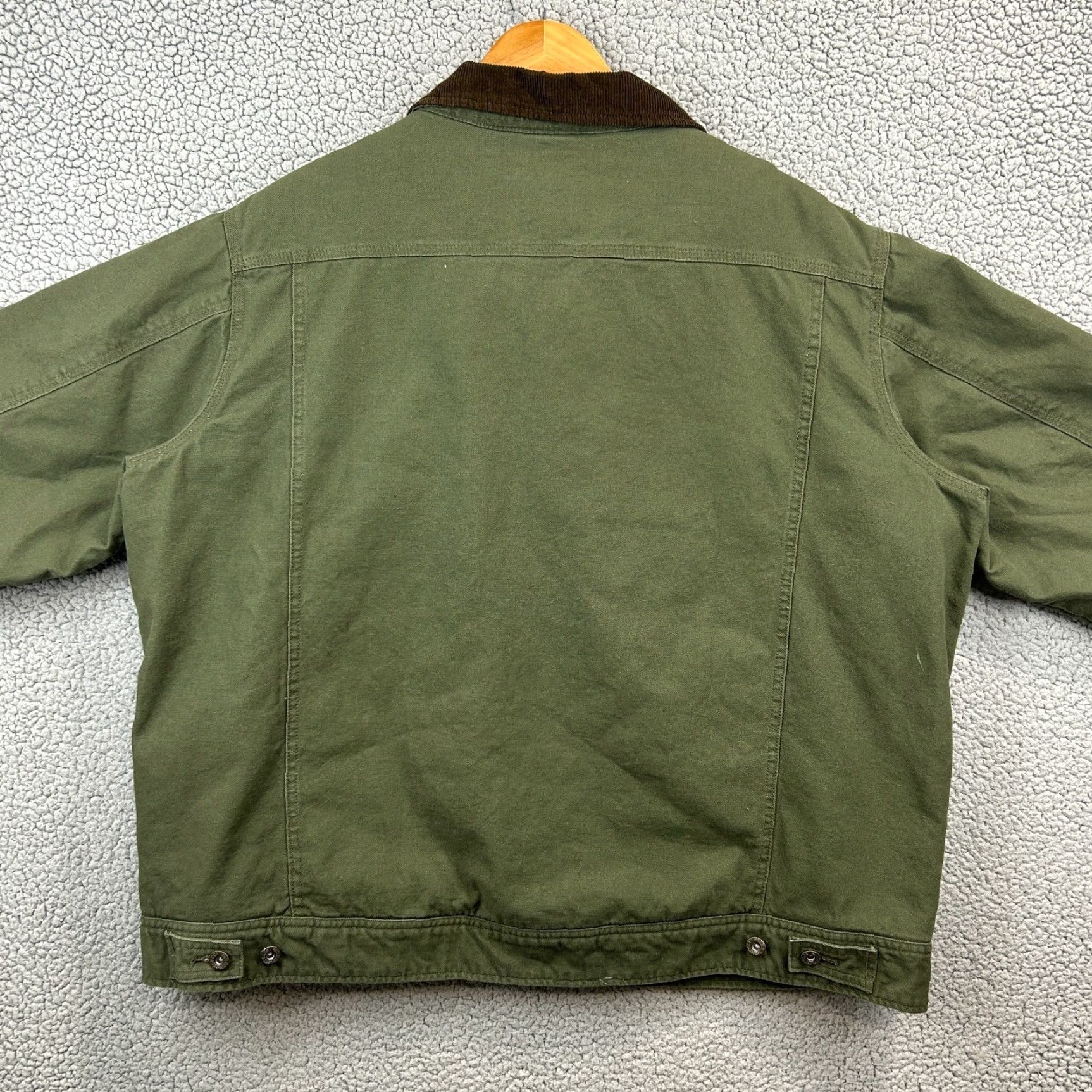 Vintage VINTAGE Woolrich Jacket Chore Detroit Style Canvas 2XL Green Mens Woolen Mills Lined Winter Casual Workwear Size US XXL / EU 58 / 5 - 6 Thumbnail