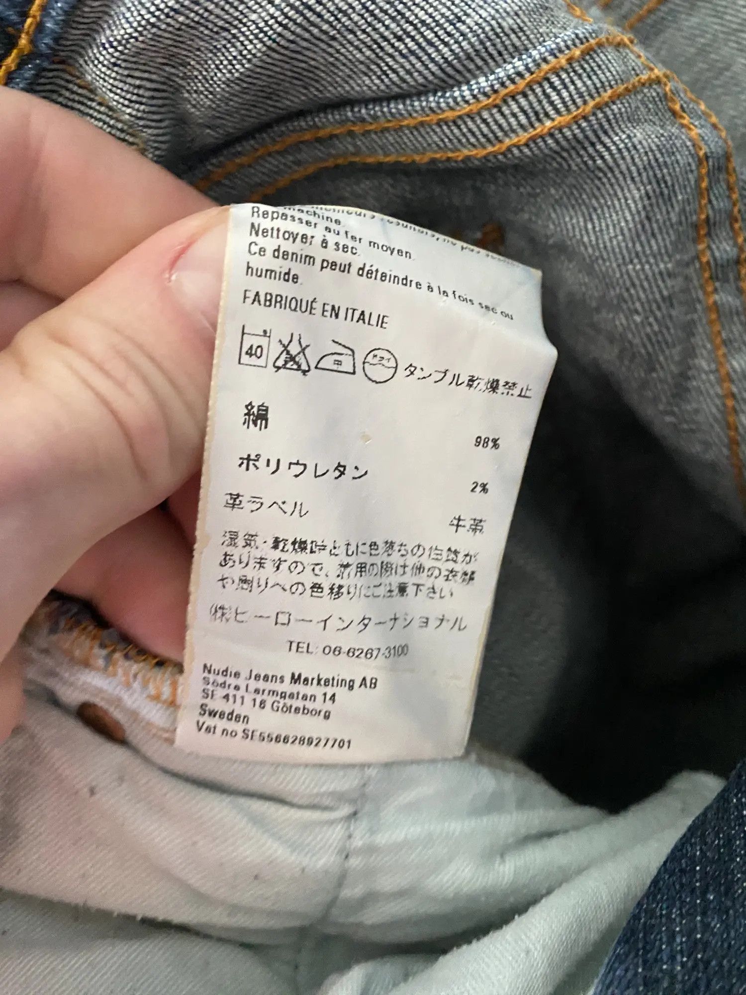 Nudie Jeans Nudie Jeans Tube Kelly Rinsed Strikey denim jeans sz W29 L32 Size US 29 - 12 Thumbnail