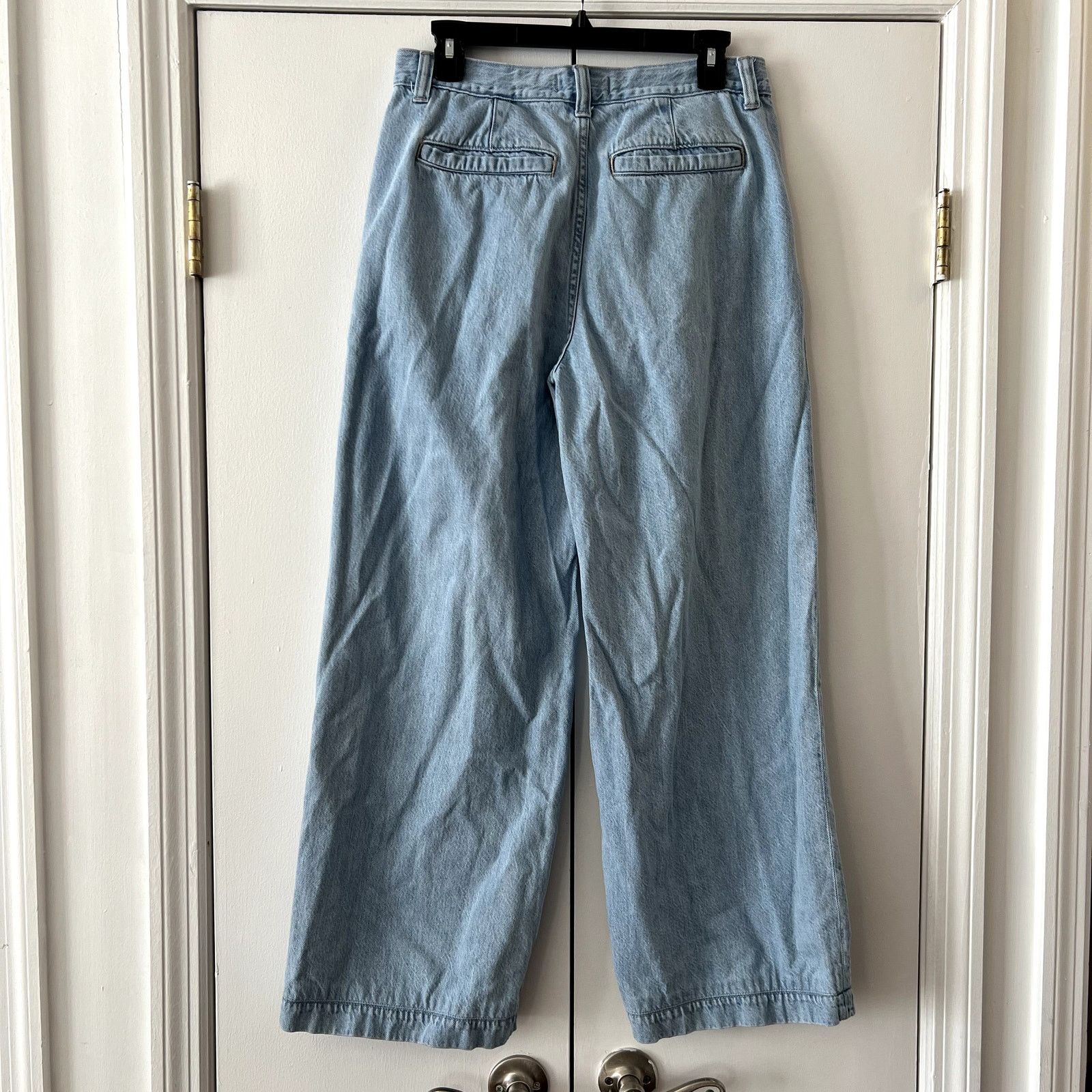 Madewell Madewell The Harlow Wide Leg Jeans size 28 Blue Size 28" / US 6 / IT 42 - 3 Thumbnail