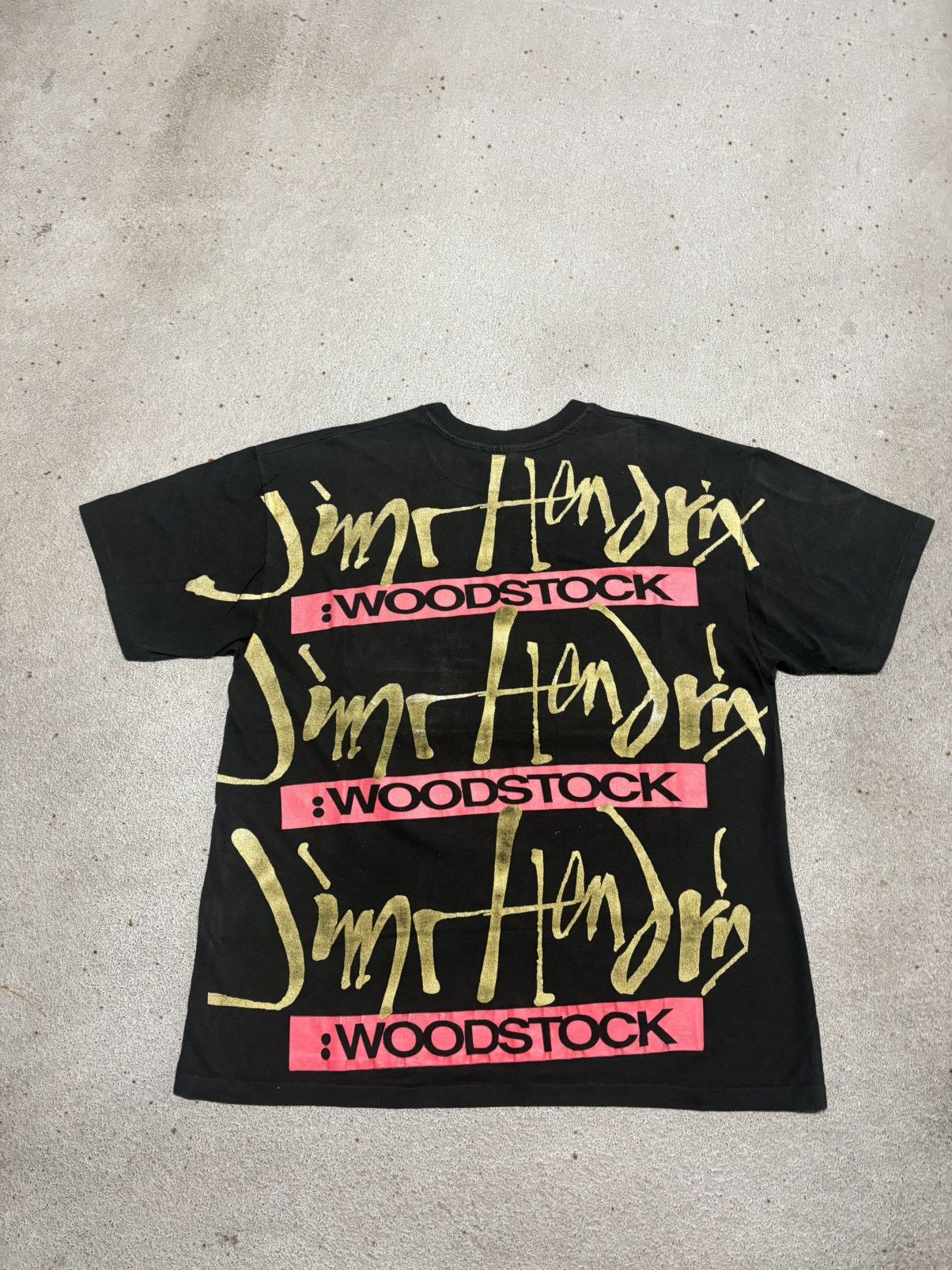 Band Tees 1994 JIMI HENDRIX Woodstock T-shirt Size US XL / EU 56 / 4 - 2 Thumbnail