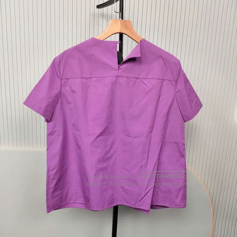 Hermes Hermes Short sleeve, size 36, purple Size XS / US 0-2 / IT 36-38 - 3 Thumbnail