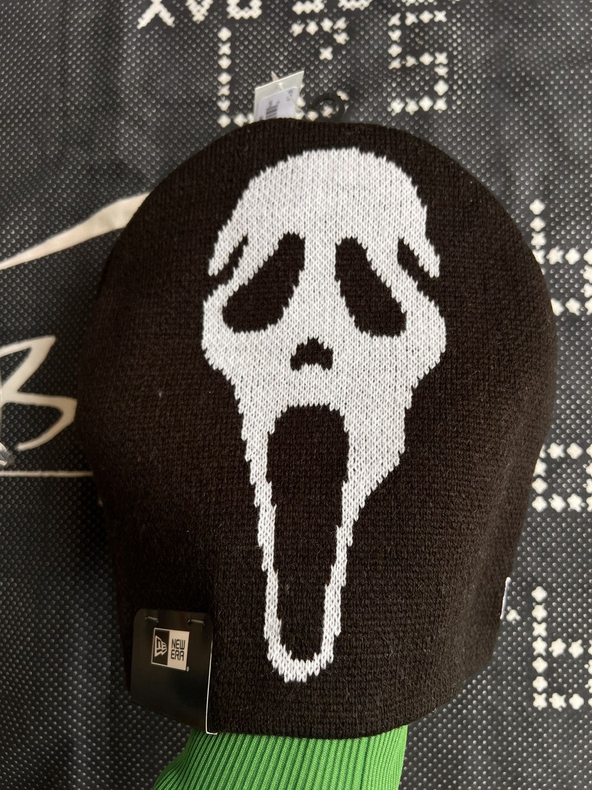 Supreme Supreme® New Era Ghostface Beanie Black scream mask cap hat Size ONE SIZE - 5 Thumbnail