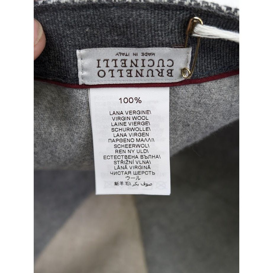 Brunello Cucinelli o1rshd1 Q:3 / Size: M / Baseball Cap/Hat in Gray Size ONE SIZE - 16 Thumbnail